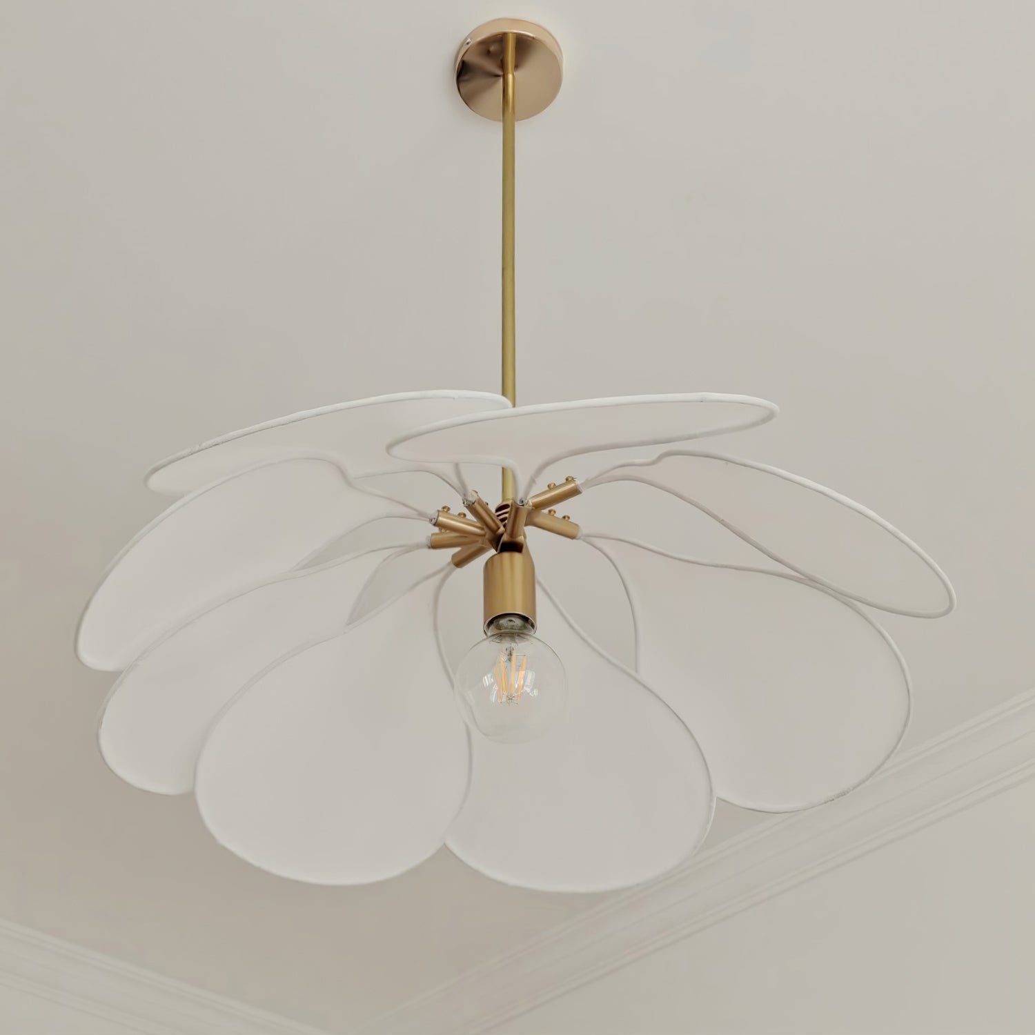 Dax Fabric Nature-inspired Pendant Lamp-Neutral Decor