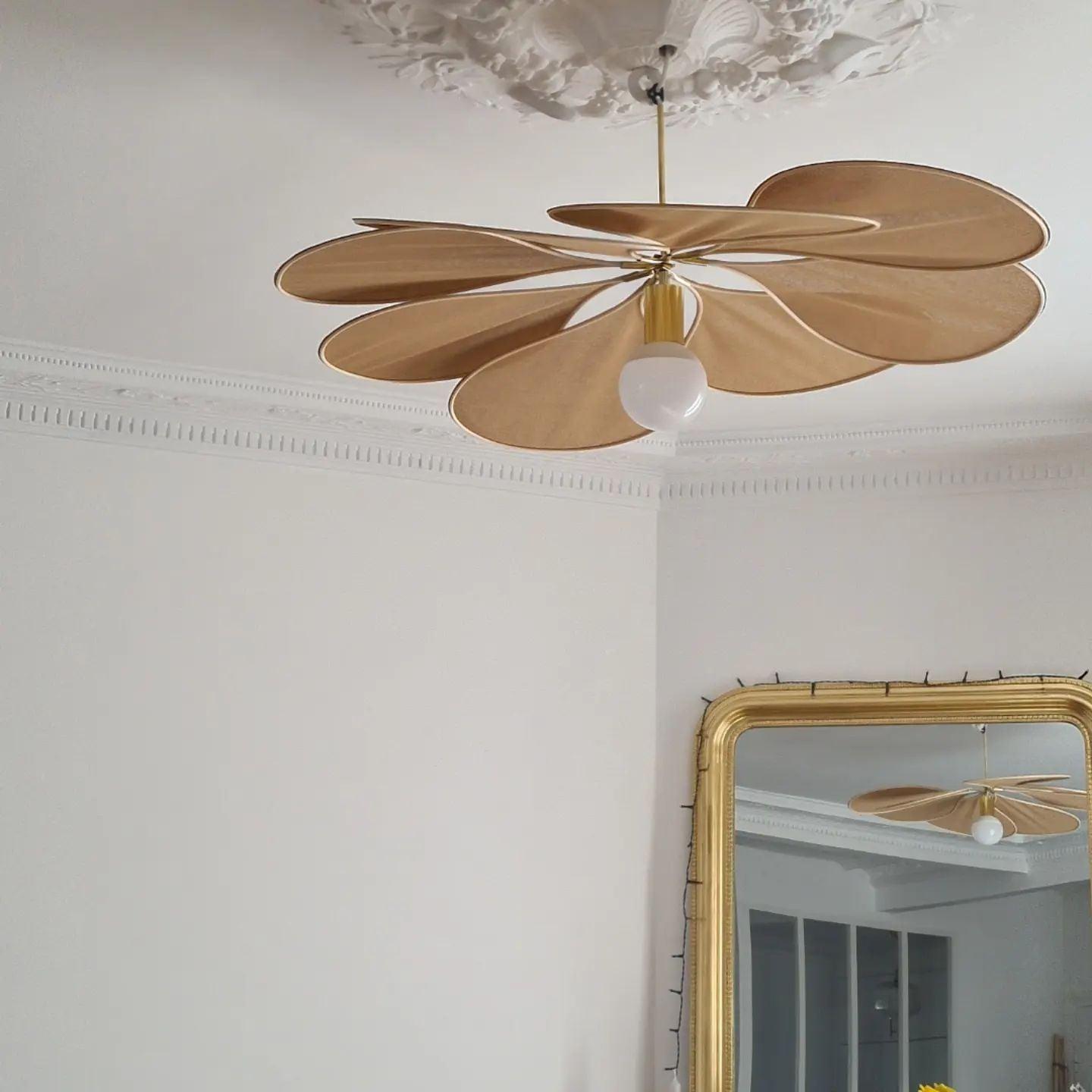 Dax Fabric Nature-inspired Pendant Lamp-Neutral Decor