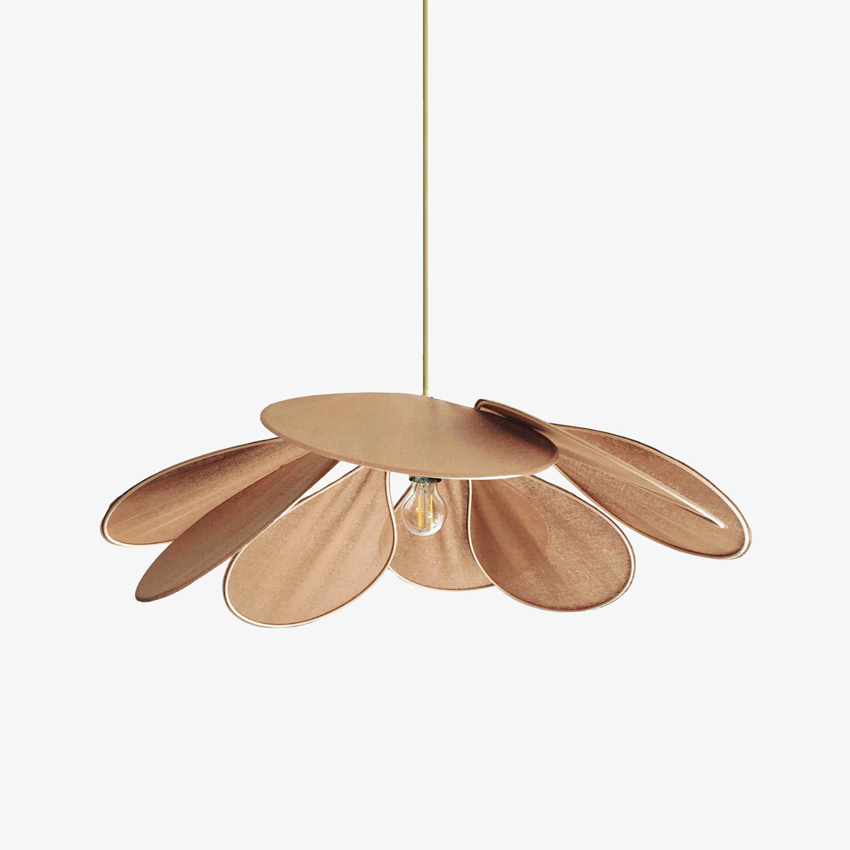 Dax Fabric Nature-inspired Pendant Lamp-Neutral Decor