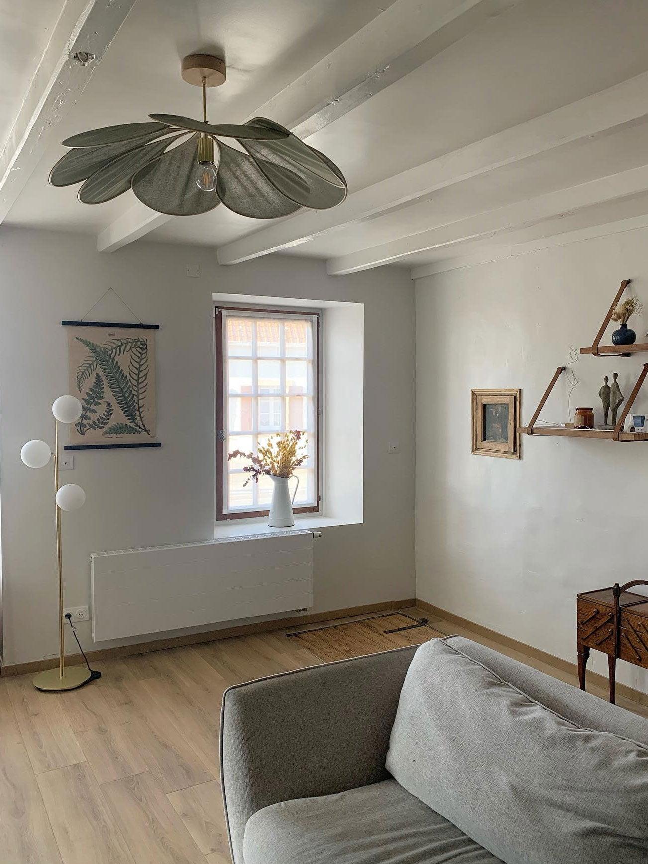 Dax Fabric Nature-inspired Pendant Lamp-Neutral Decor