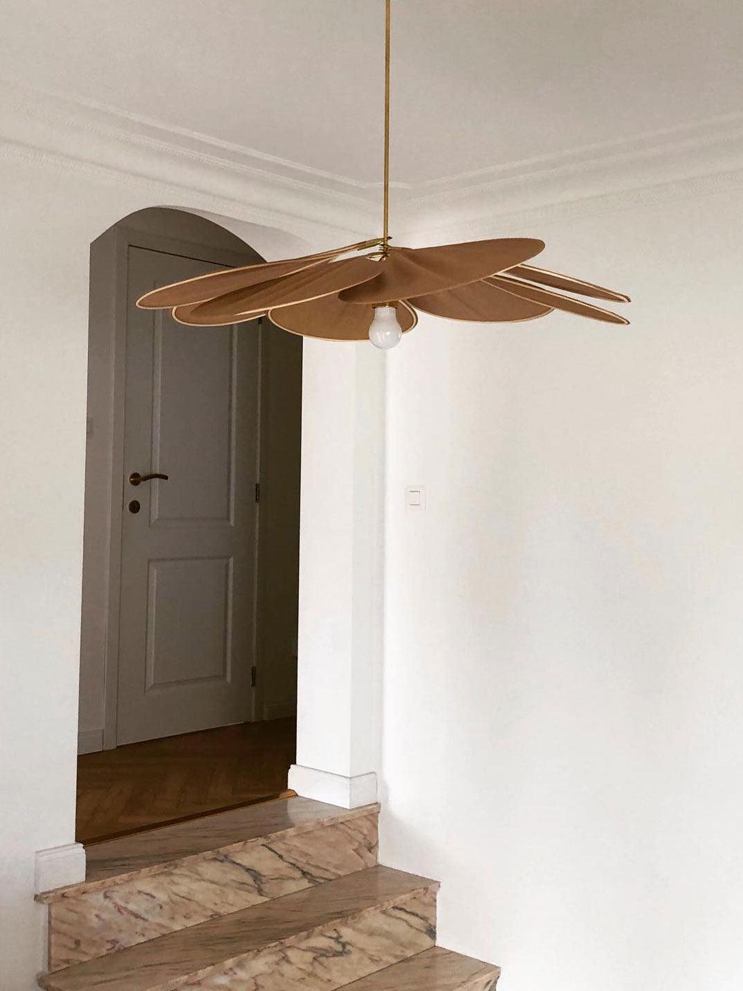 Dax Fabric Nature-inspired Pendant Lamp-Neutral Decor