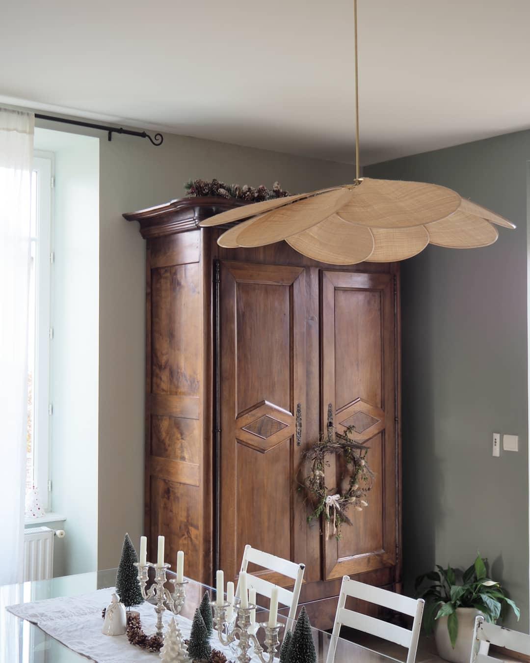 Dax Fabric Nature-inspired Pendant Lamp-Neutral Decor