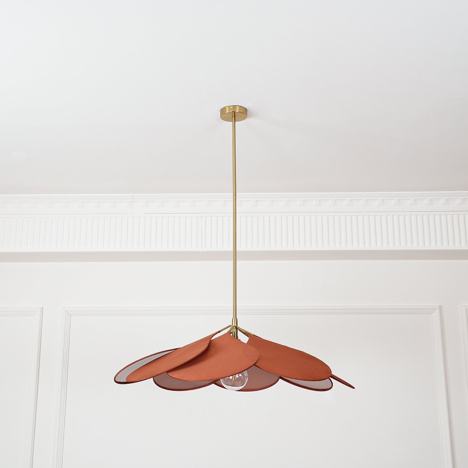 Dax Fabric Nature-inspired Pendant Lamp-Neutral Decor