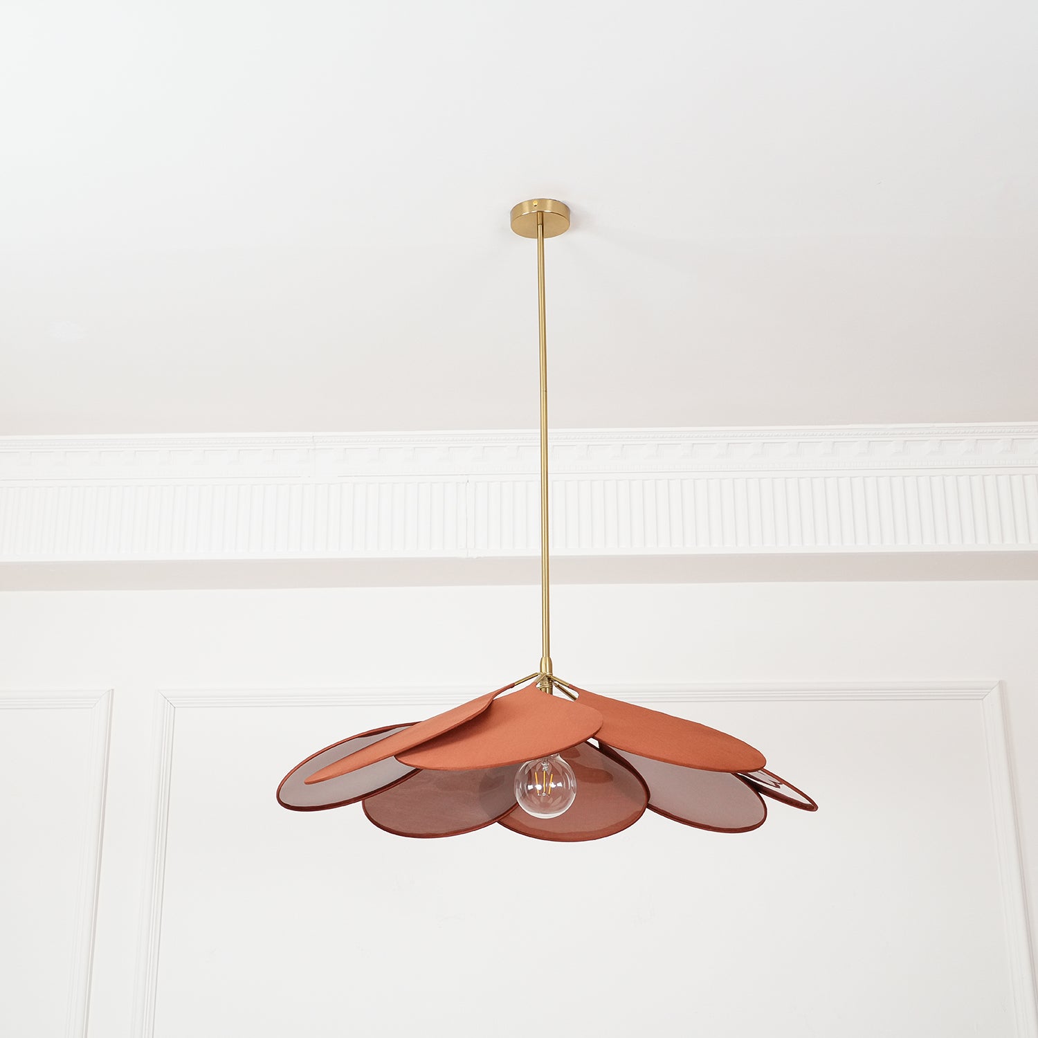 Dax Fabric Nature-inspired Pendant Lamp-Neutral Decor