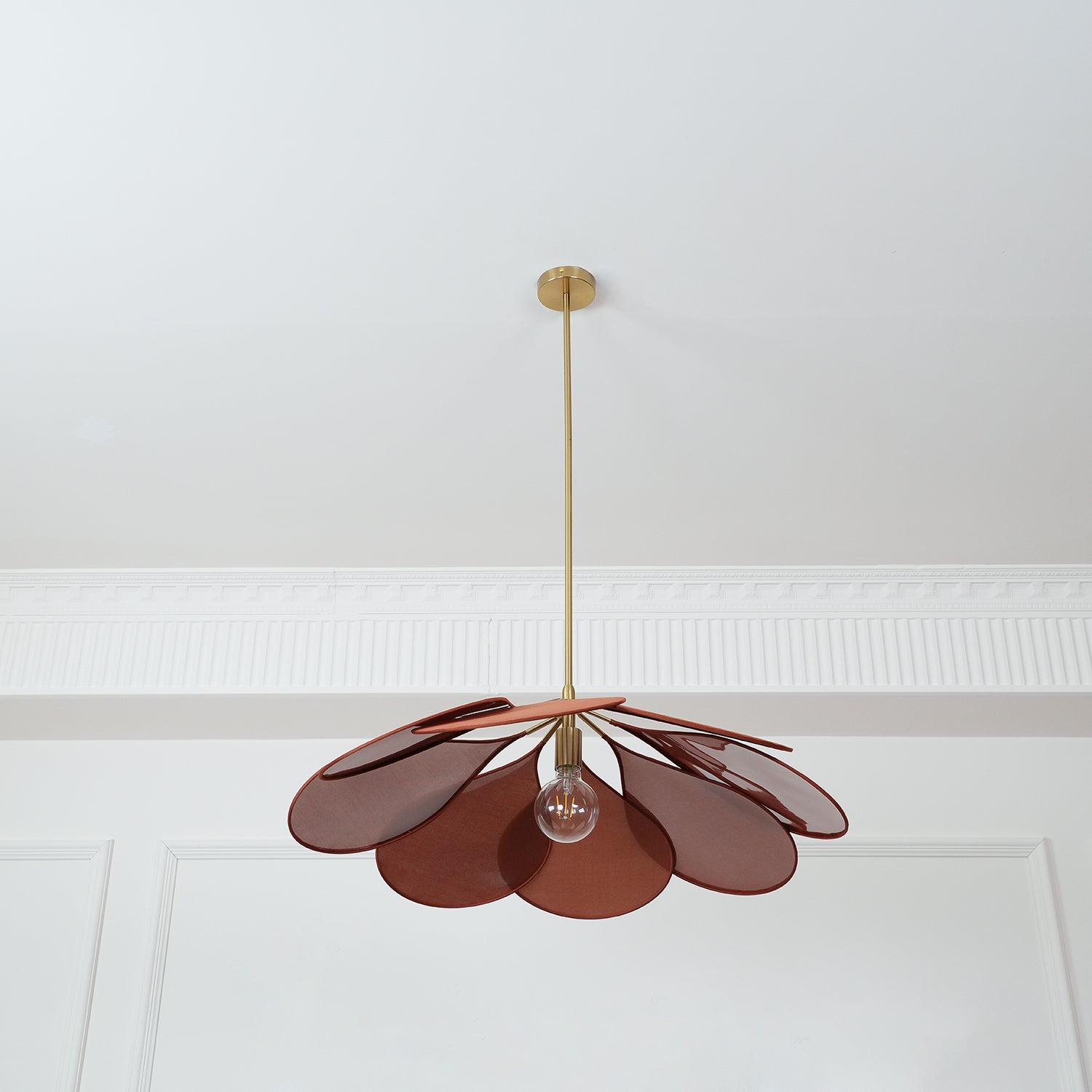 Dax Fabric Nature-inspired Pendant Lamp-Neutral Decor