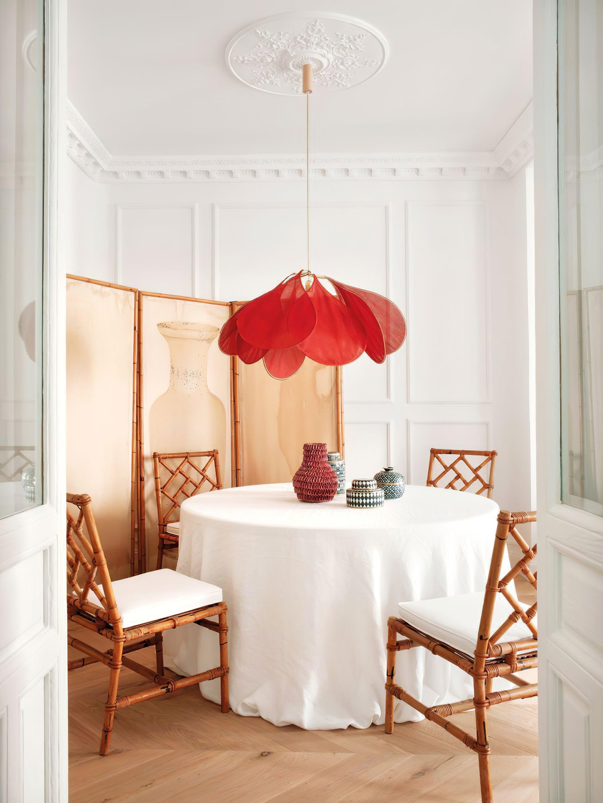 Dax Fabric Nature-inspired Pendant Lamp-Neutral Decor