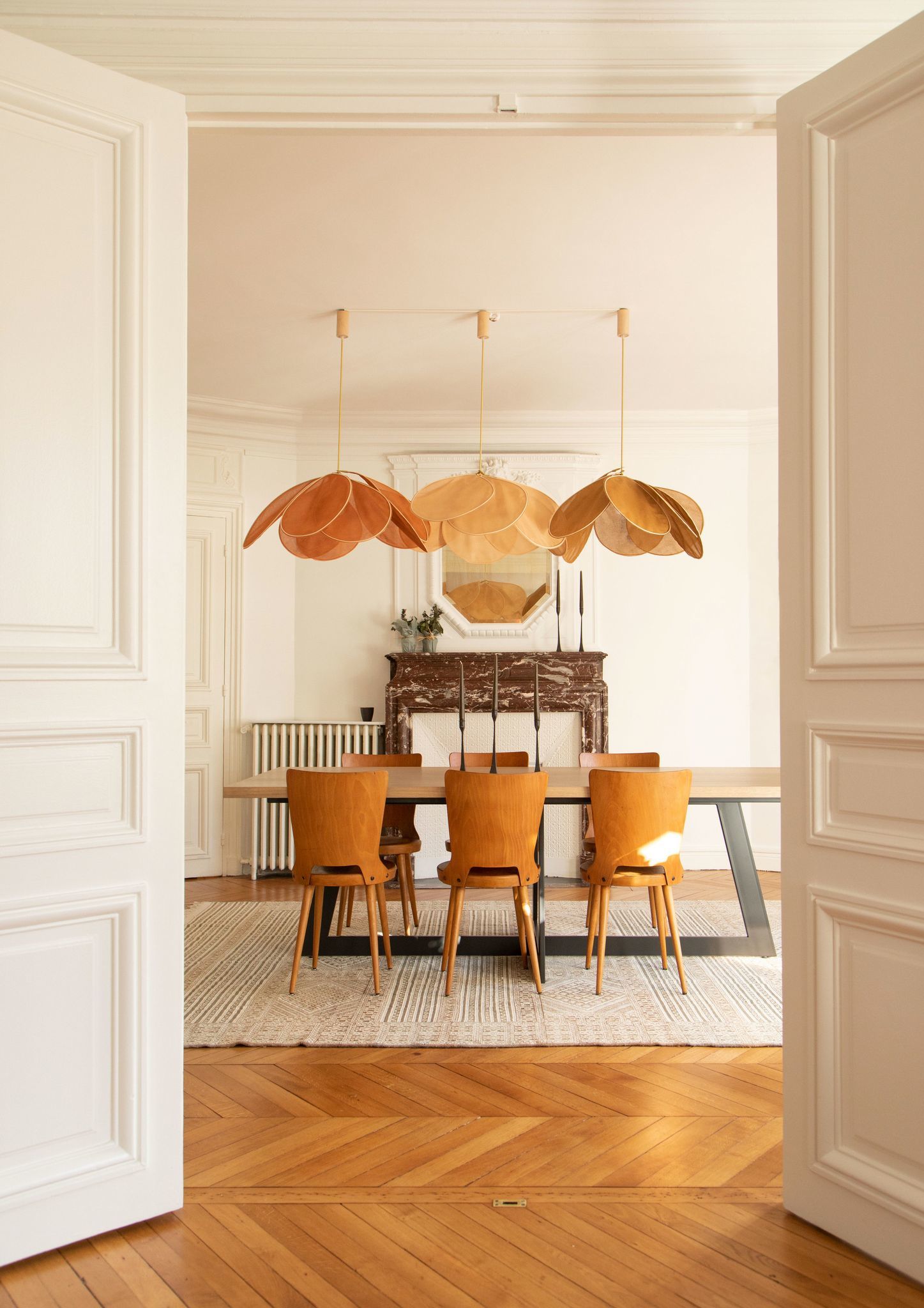 Dax Fabric Nature-inspired Pendant Lamp-Neutral Decor
