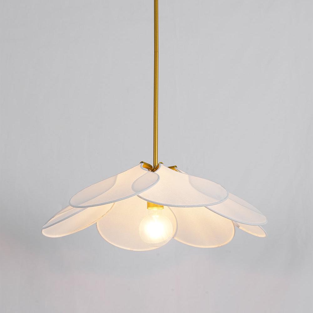 Dax Fabric Nature-inspired Pendant Lamp-Neutral Decor