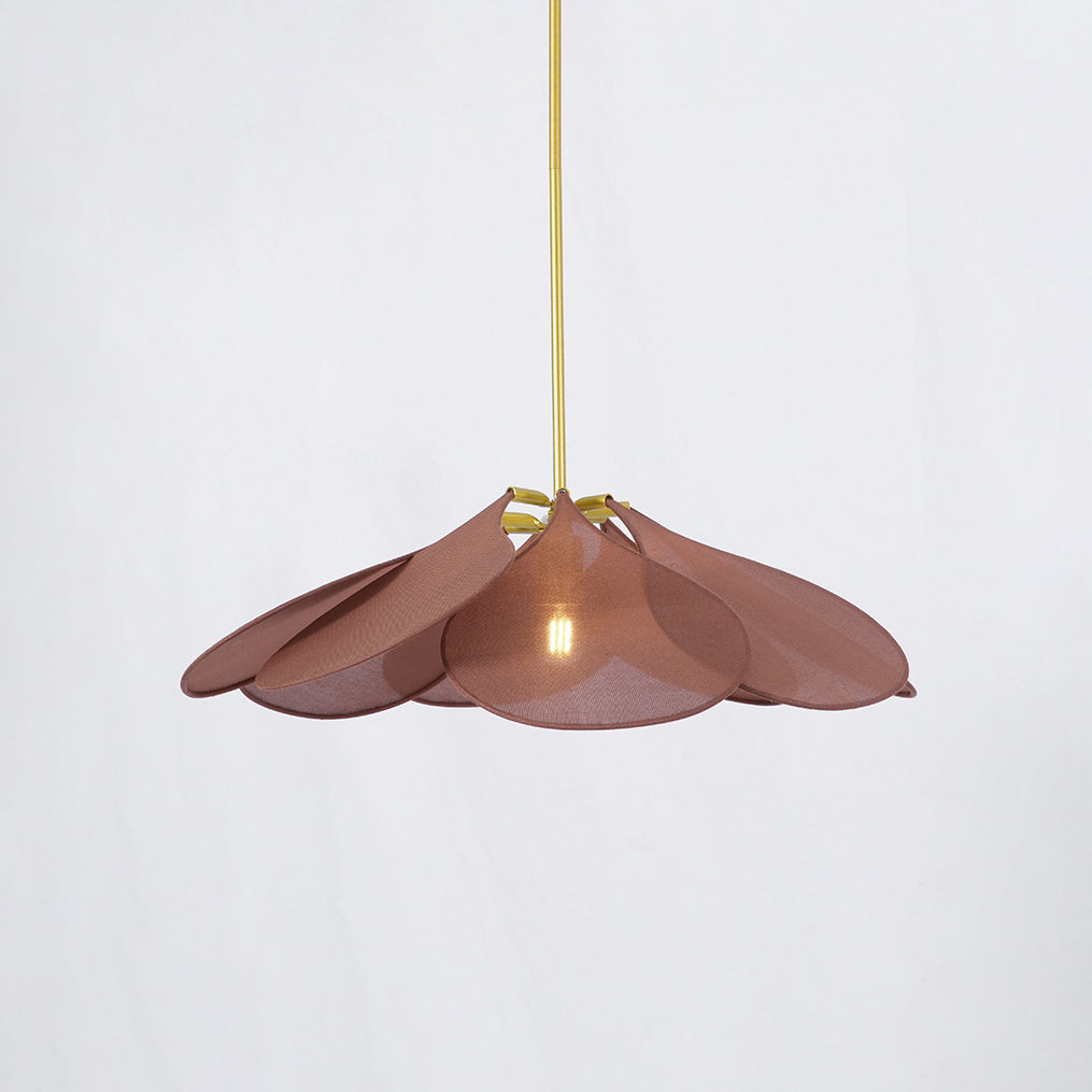 Dax Fabric Nature-inspired Pendant Lamp-Neutral Decor