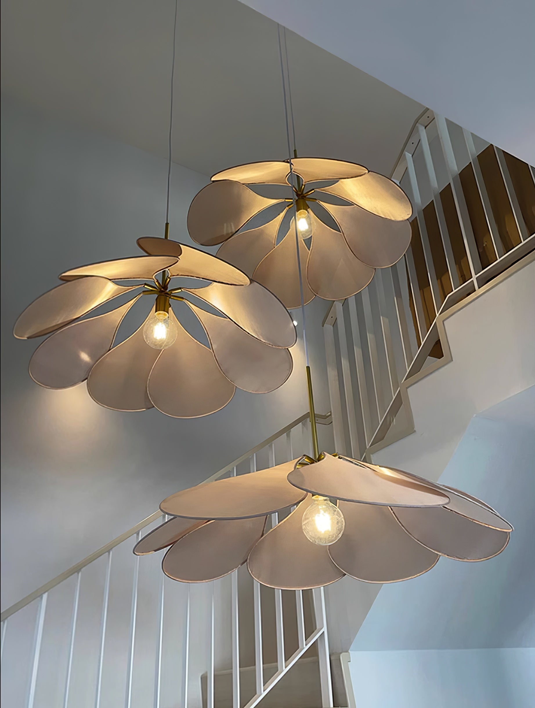 Dax Fabric Nature-inspired Pendant Lamp-Neutral Decor