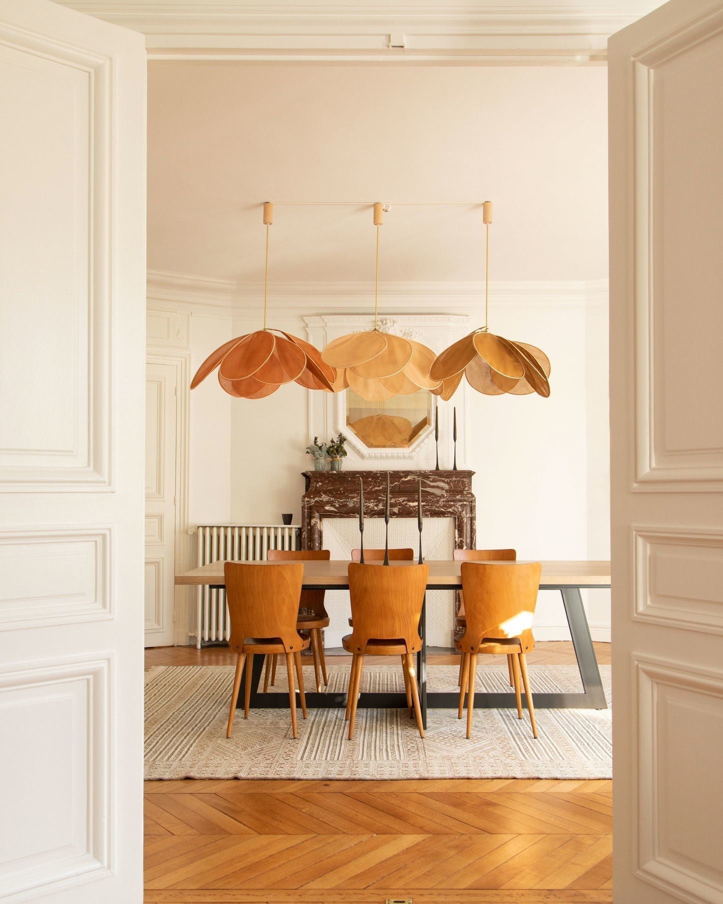 Dax Fabric Nature-inspired Pendant Lamp-Neutral Decor