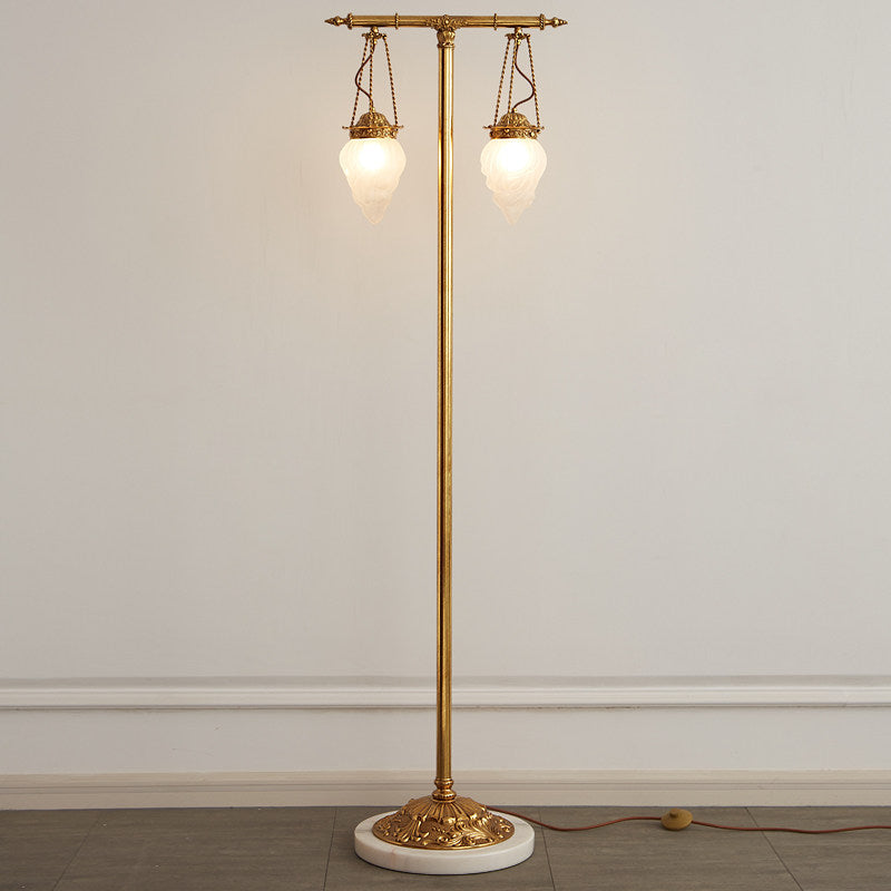 Priest Floor Lamp from a distance in a well-lit contemporary space.