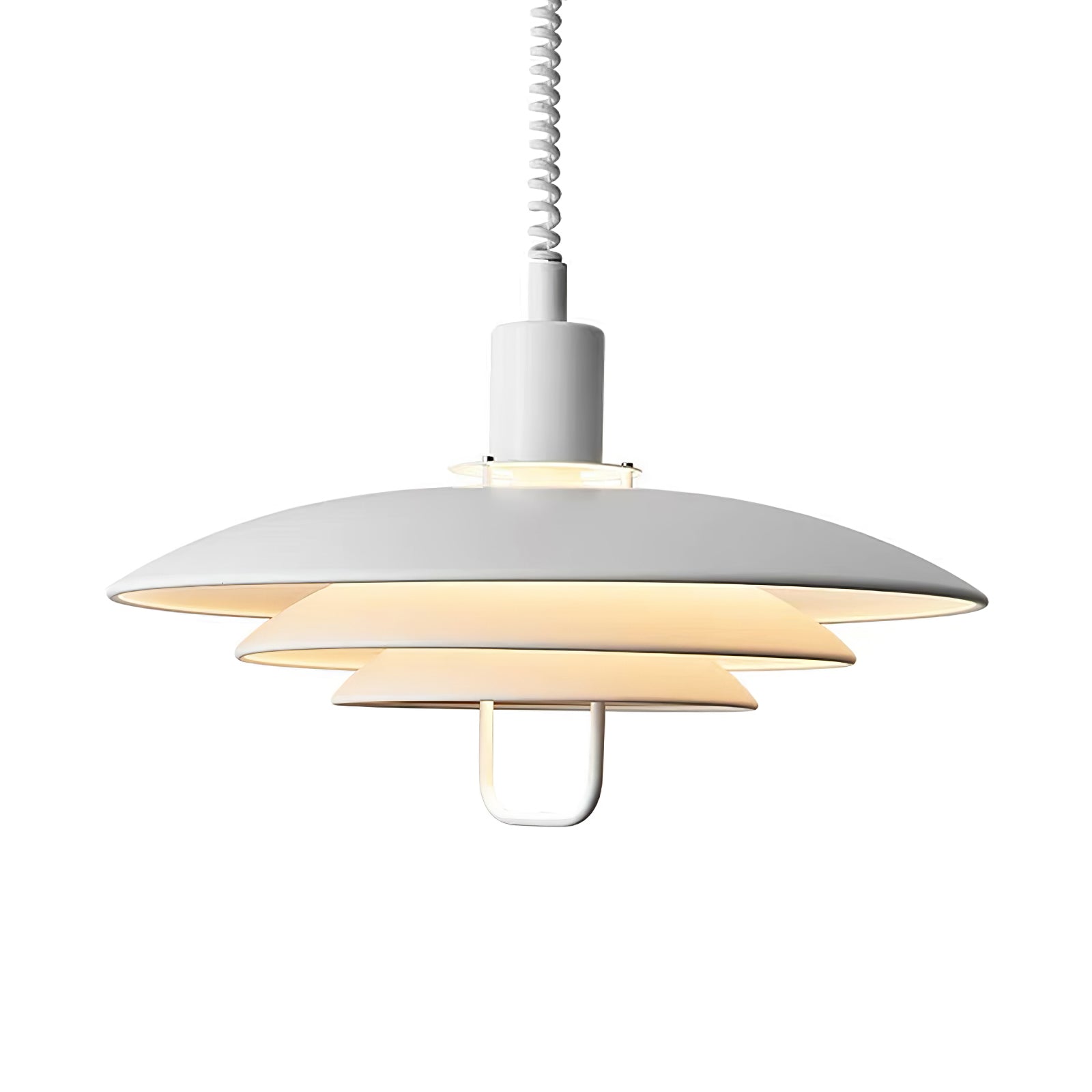 Divor Aluminum Glam Pendant Lamp-Neutral Decor
