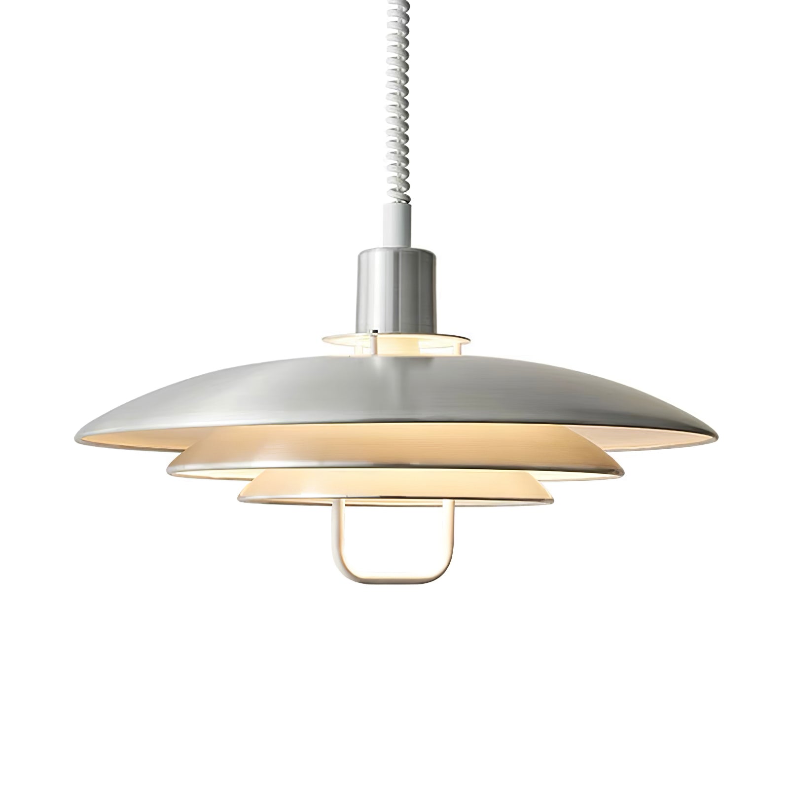Divor Aluminum Glam Pendant Lamp-Neutral Decor