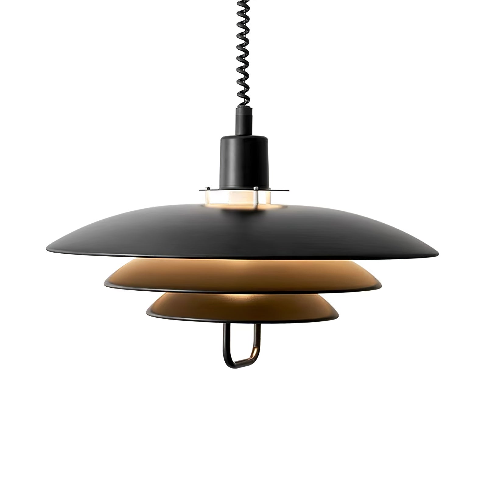 Divor Aluminum Glam Pendant Lamp-Neutral Decor