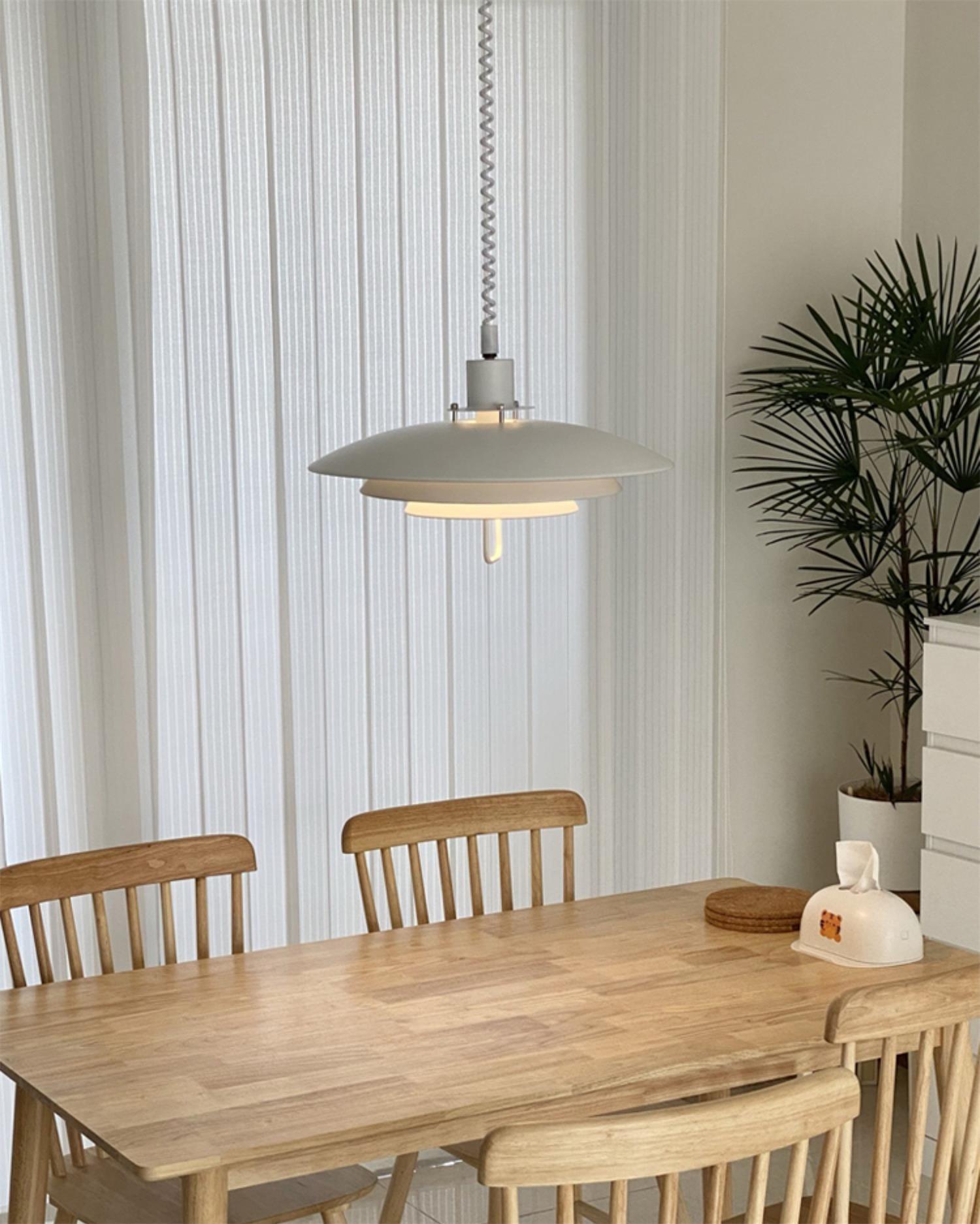Divor Aluminum Glam Pendant Lamp-Neutral Decor