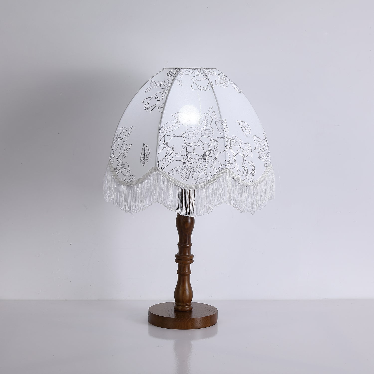Orlyn Wood Fabric Elegant Table Lamp-Neutral Decor