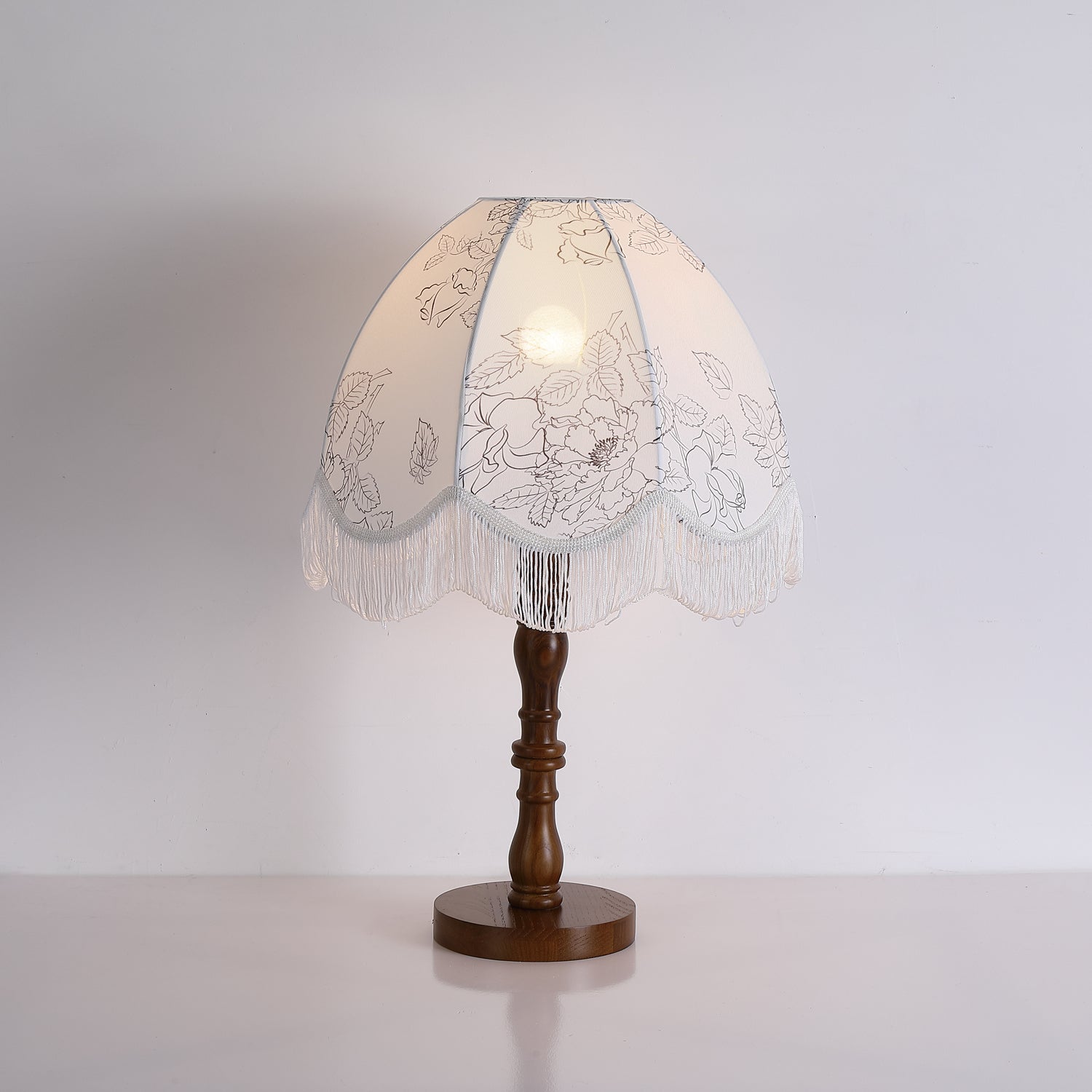Orlyn Wood Fabric Elegant Table Lamp-Neutral Decor