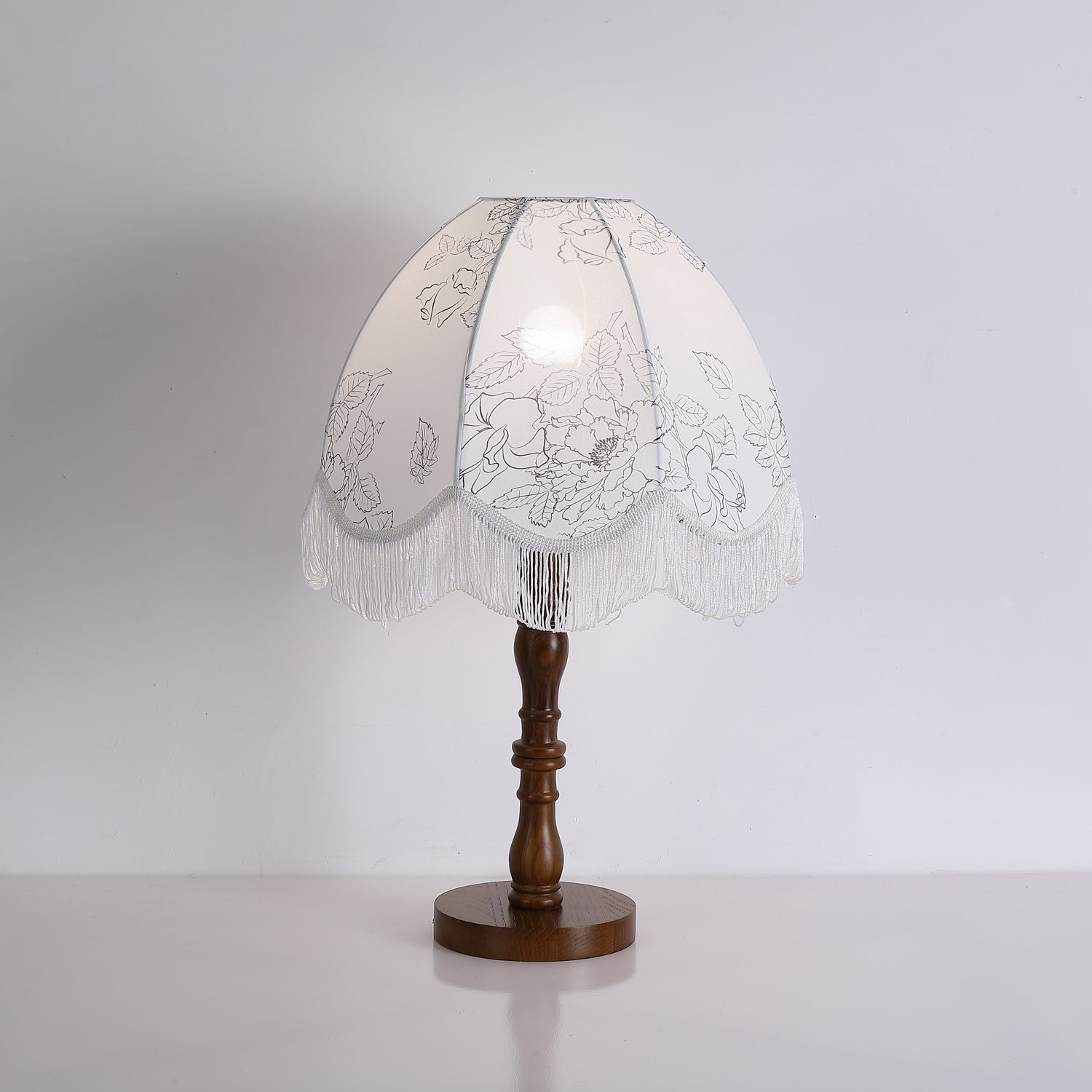 Orlyn Wood Fabric Elegant Table Lamp-Neutral Decor