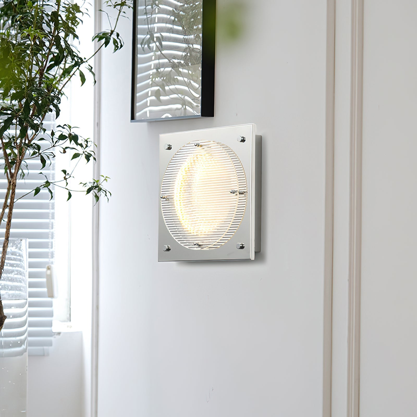 Isolora Nordic Art Shield Sconce Wall lamp-Neutral Decor