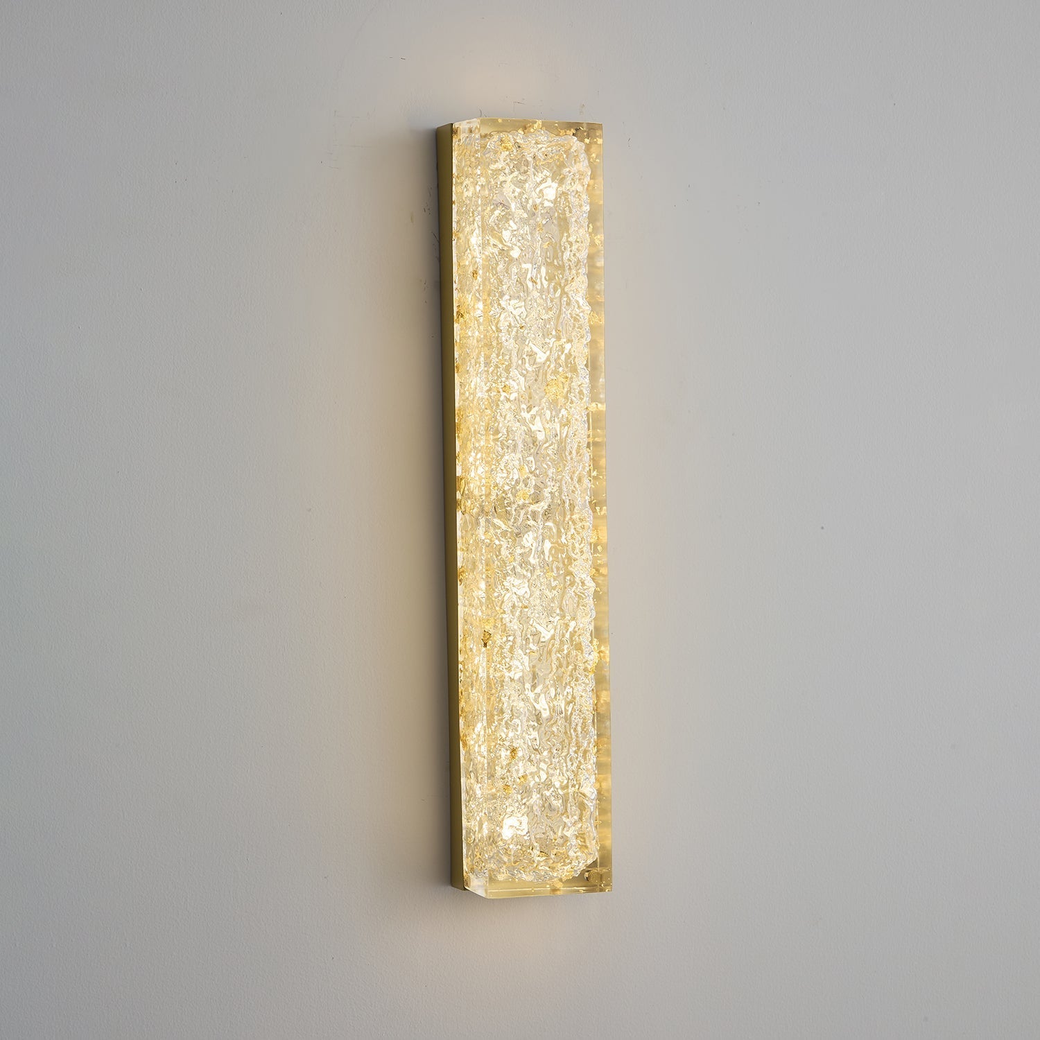Mavi Prismatic Rectangle Resin Wall Lamp-Neutral Decor