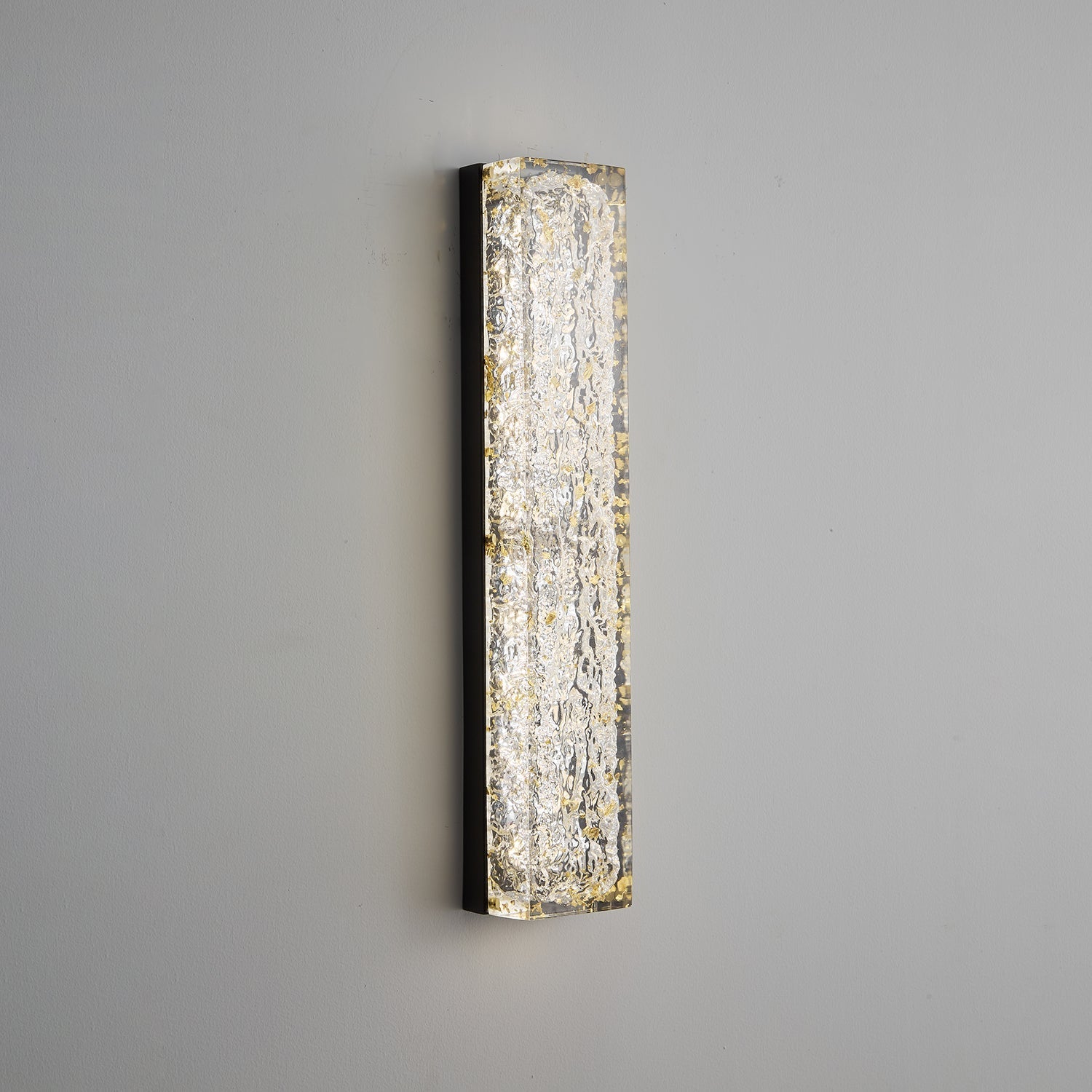 Mavi Prismatic Rectangle Resin Wall Lamp-Neutral Decor