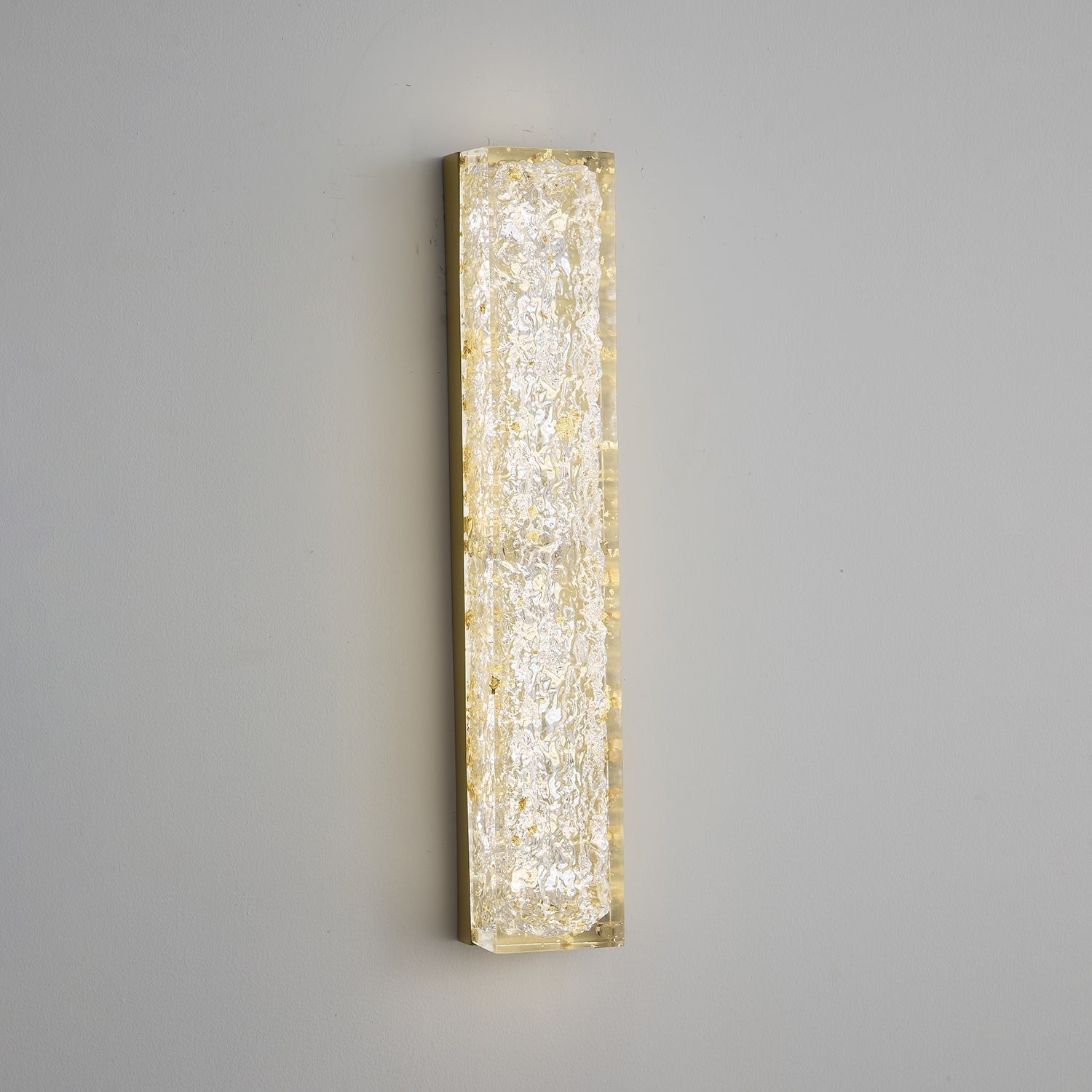 Mavi Prismatic Rectangle Resin Wall Lamp-Neutral Decor