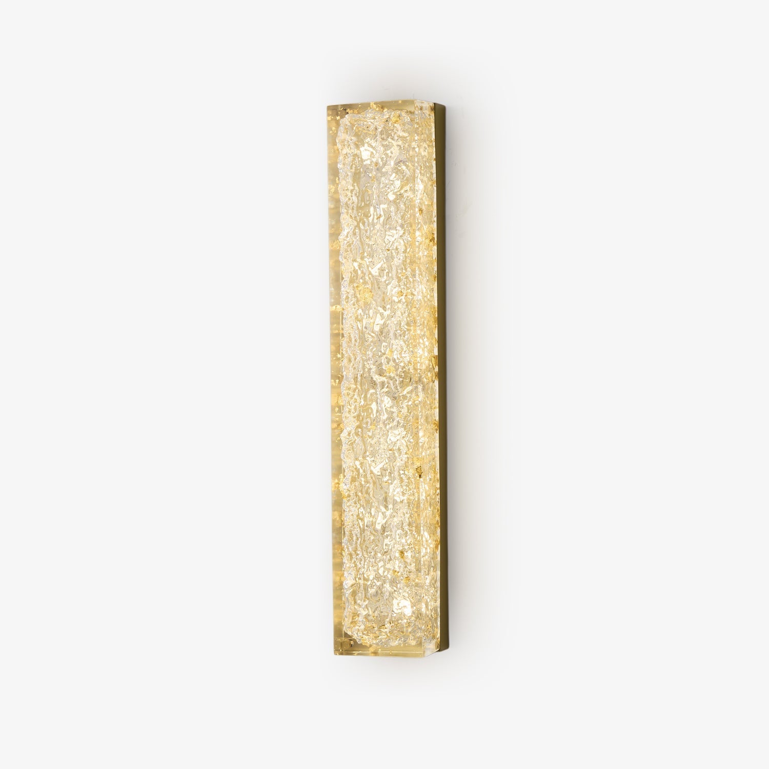 Mavi Prismatic Rectangle Resin Wall Lamp-Neutral Decor