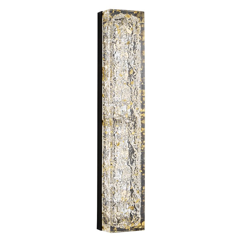 Mavi Prismatic Rectangle Resin Wall Lamp-Neutral Decor