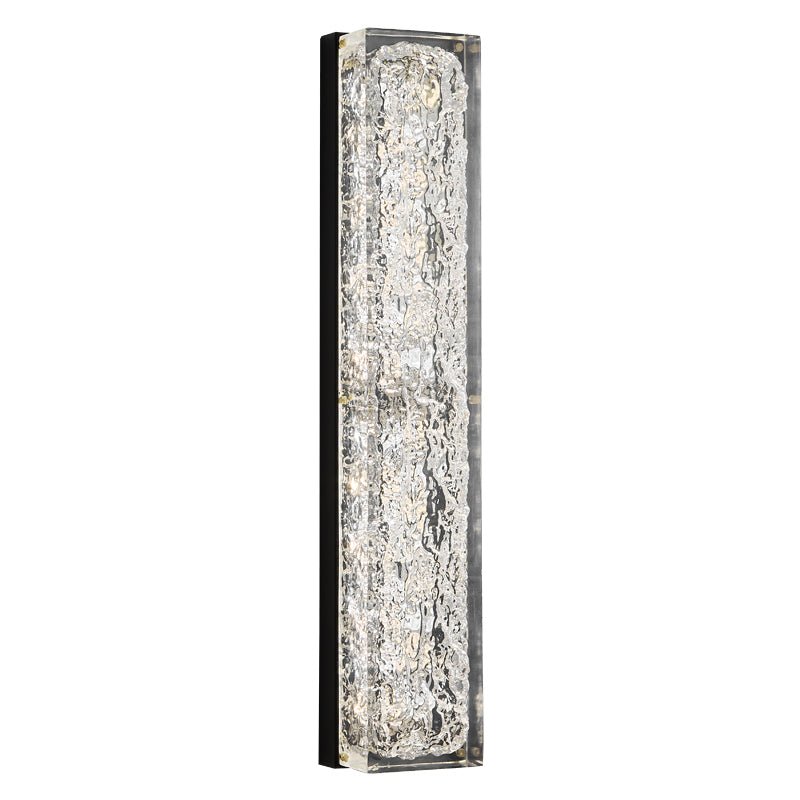 Mavi Prismatic Rectangle Resin Wall Lamp-Neutral Decor