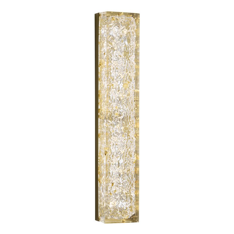 Mavi Prismatic Rectangle Resin Wall Lamp-Neutral Decor