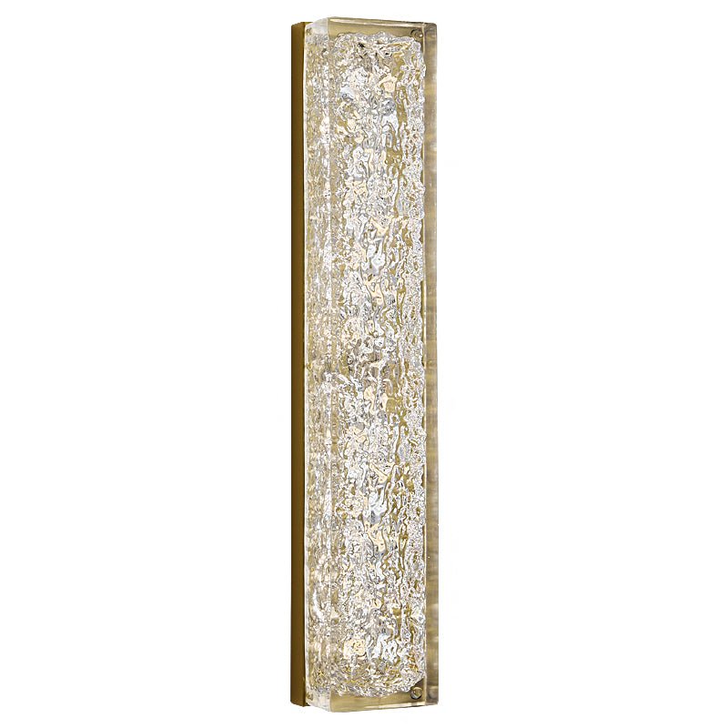 Mavi Prismatic Rectangle Resin Wall Lamp-Neutral Decor