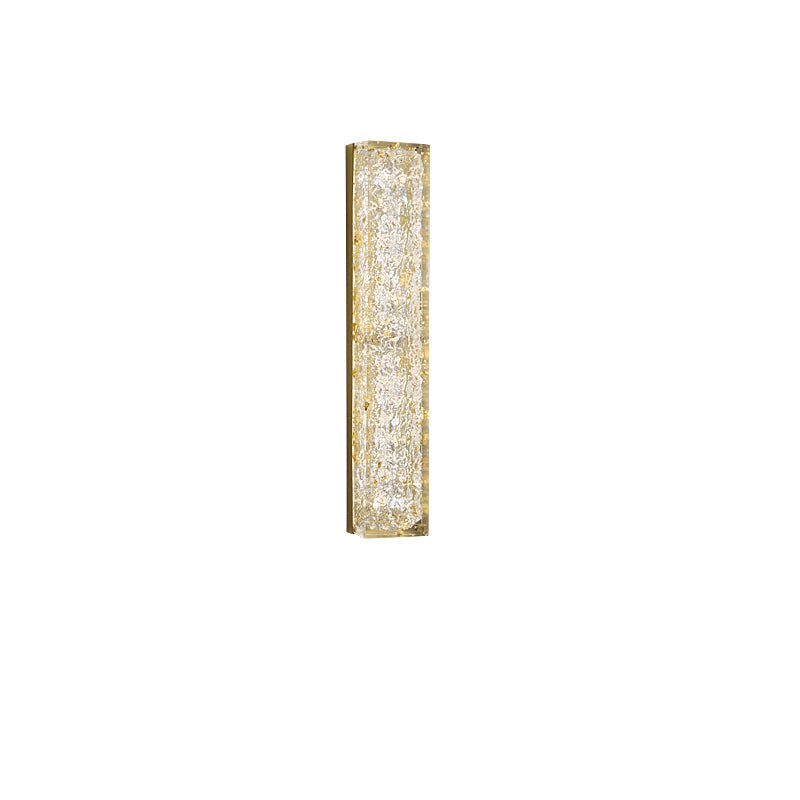 Mavi Prismatic Rectangle Resin Wall Lamp-Neutral Decor