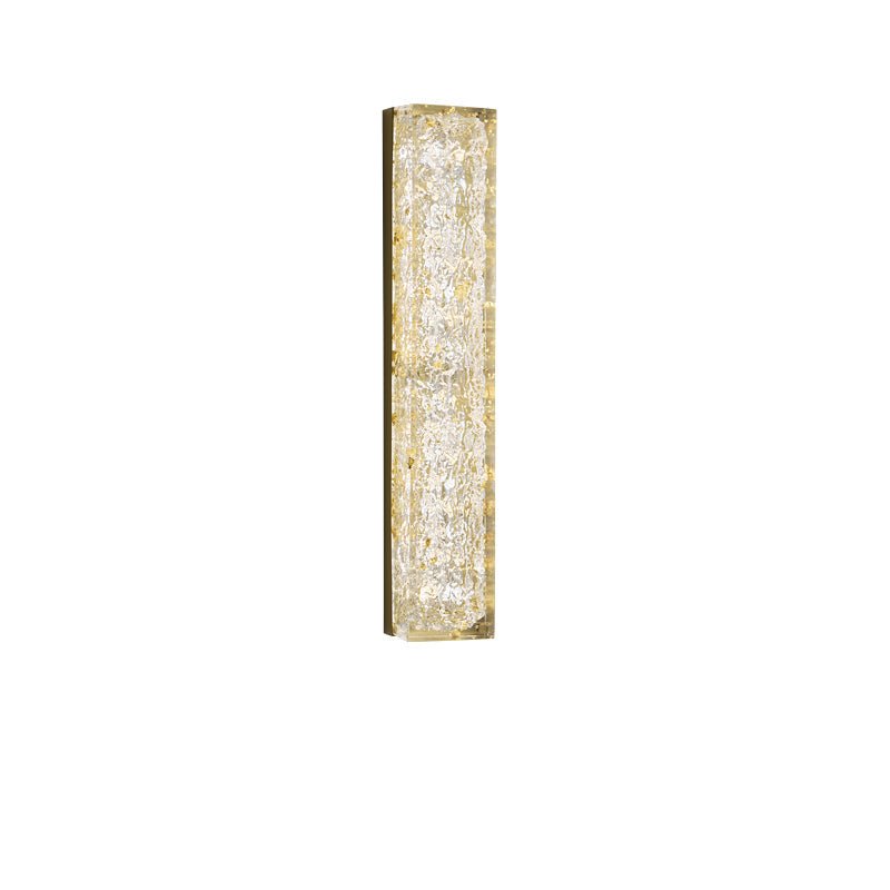 Mavi Prismatic Rectangle Resin Wall Lamp-Neutral Decor