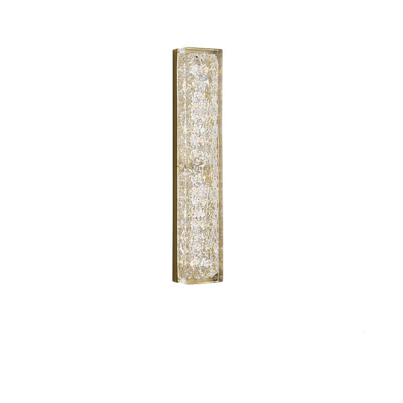 Mavi Prismatic Rectangle Resin Wall Lamp-Neutral Decor
