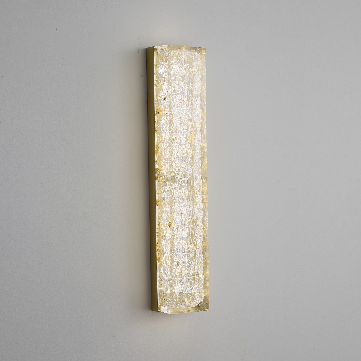 Mavi Prismatic Rectangle Resin Wall Lamp-Neutral Decor