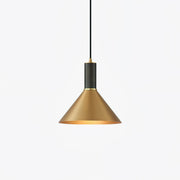 Orion Brass Cone Pendant Lamp-Neutral Decor