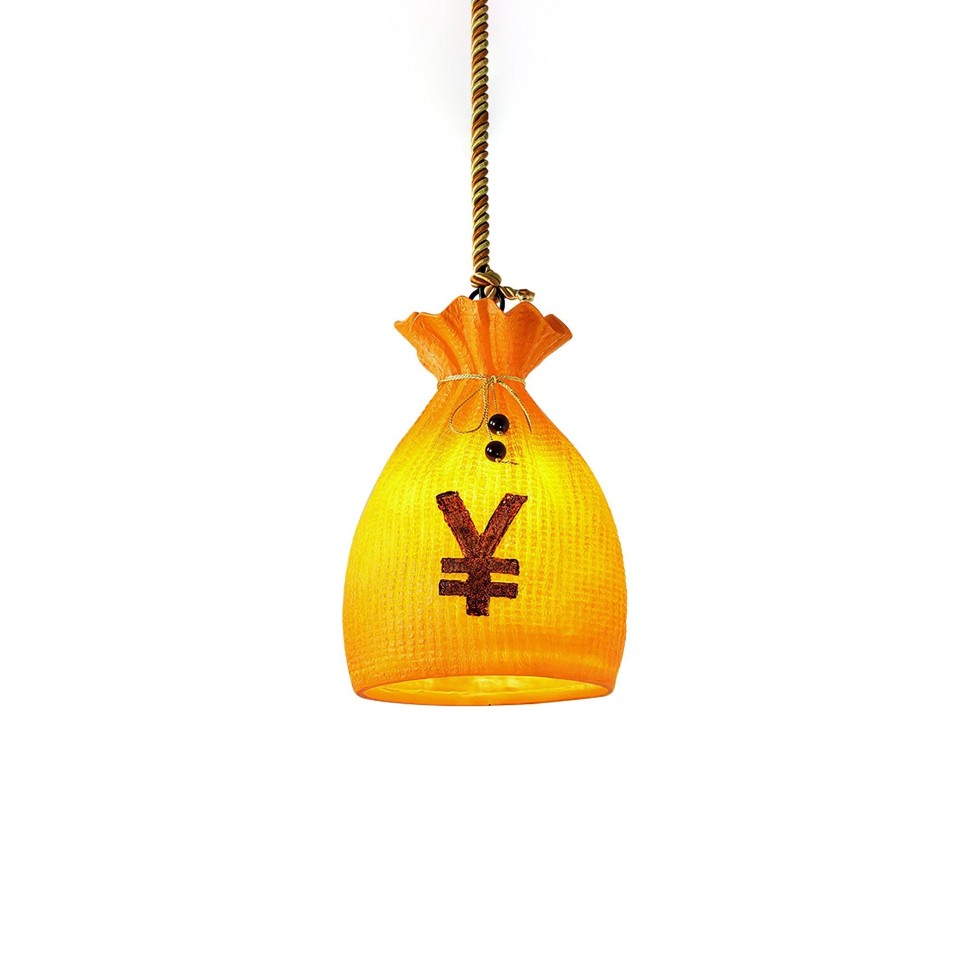 Firten Art Unique Pouch Resin Pendant Lamp-Neutral Decor