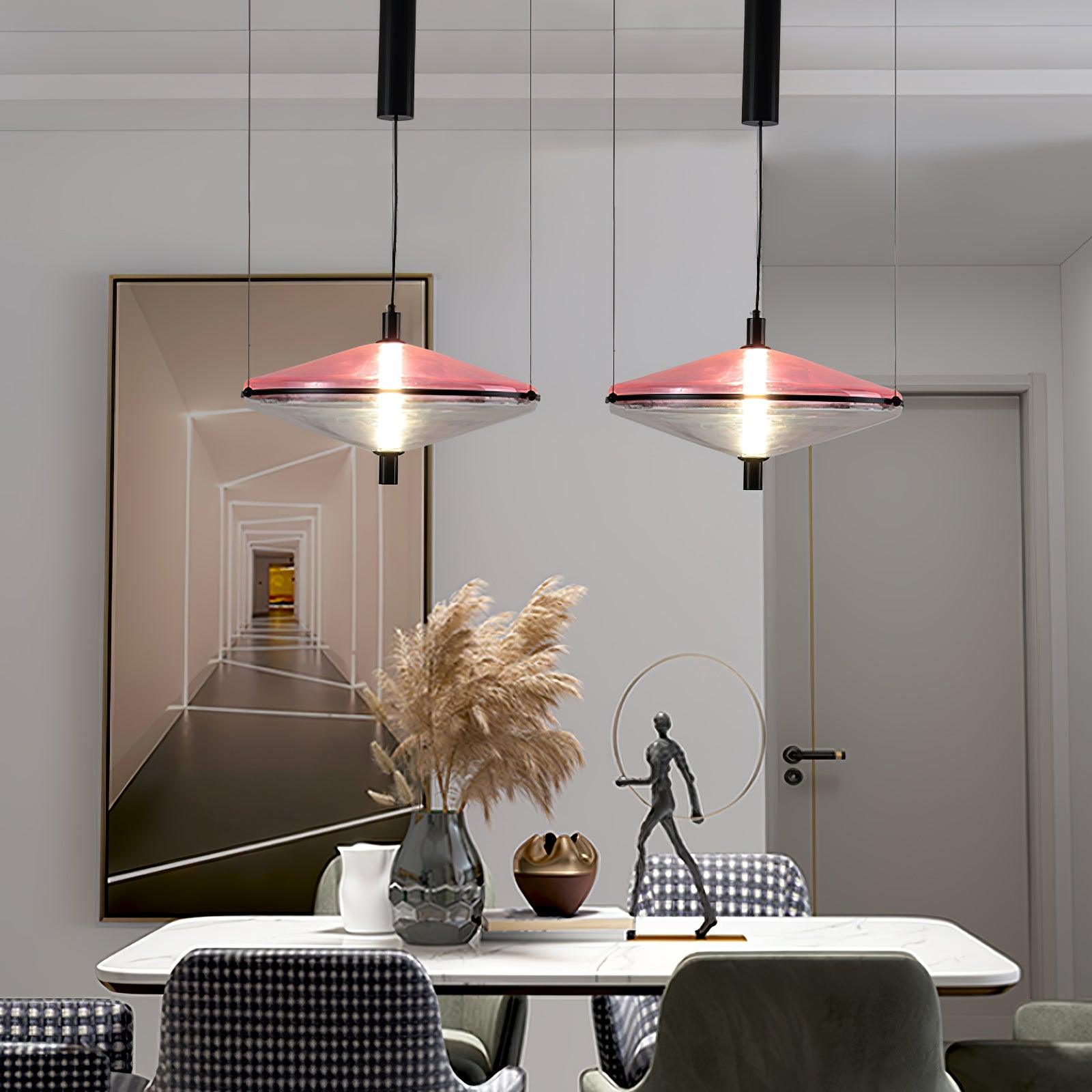Elion Acrylic Retro Pendant Lamp-Neutral Decor