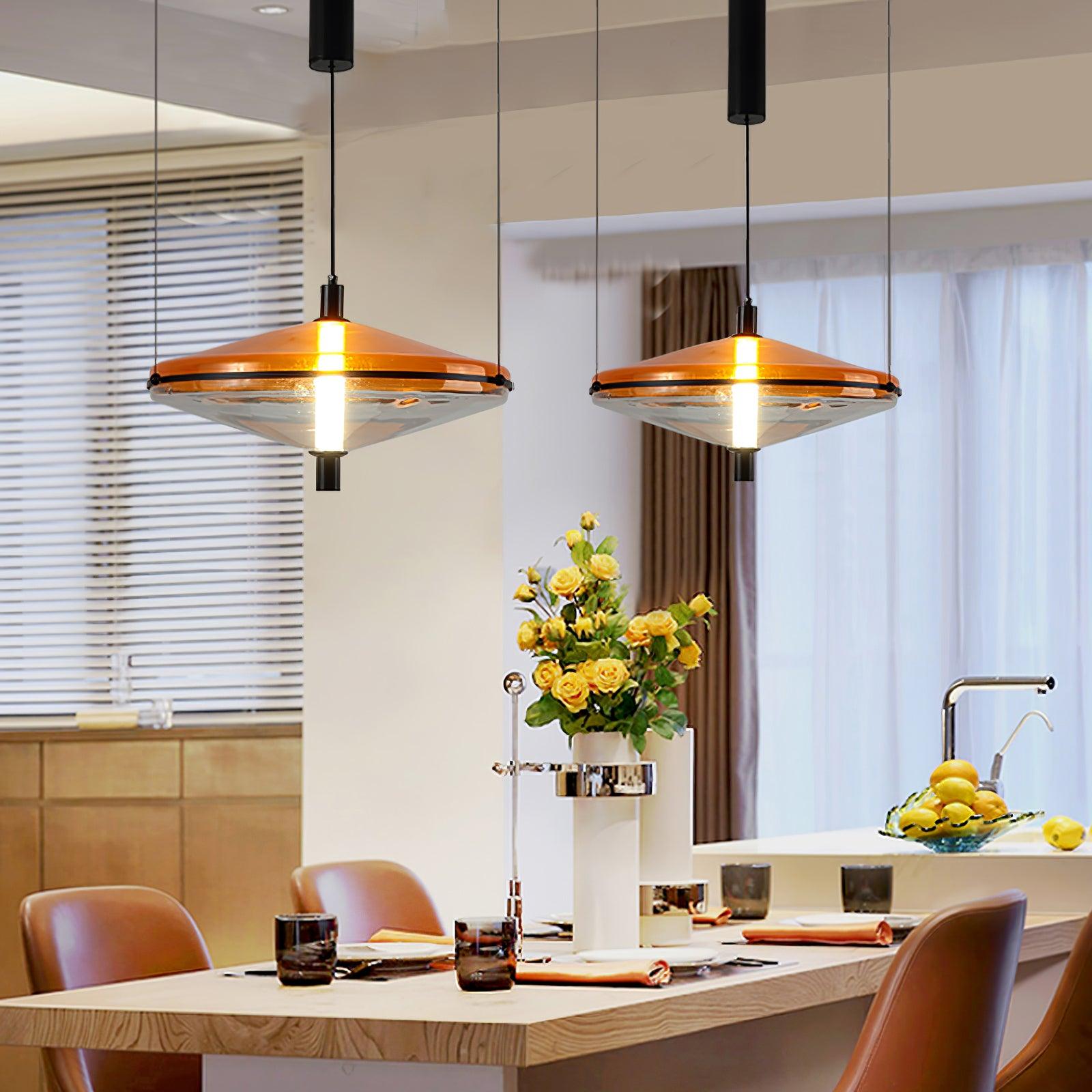 Elion Acrylic Retro Pendant Lamp-Neutral Decor