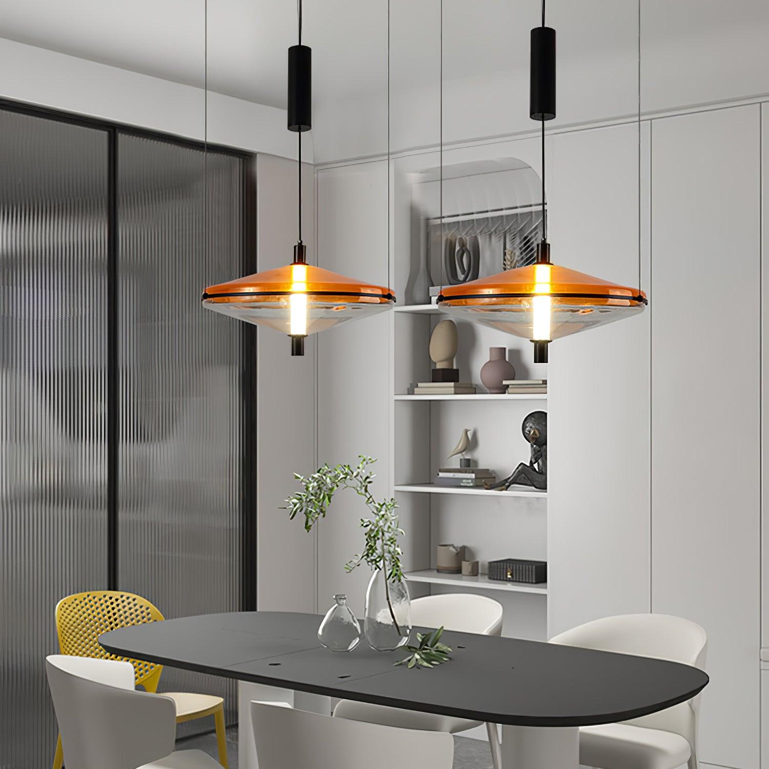 Elion Acrylic Retro Pendant Lamp-Neutral Decor