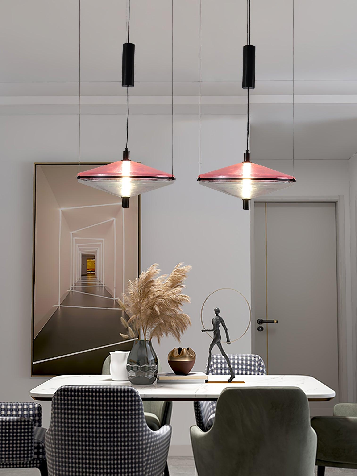 Elion Acrylic Retro Pendant Lamp-Neutral Decor