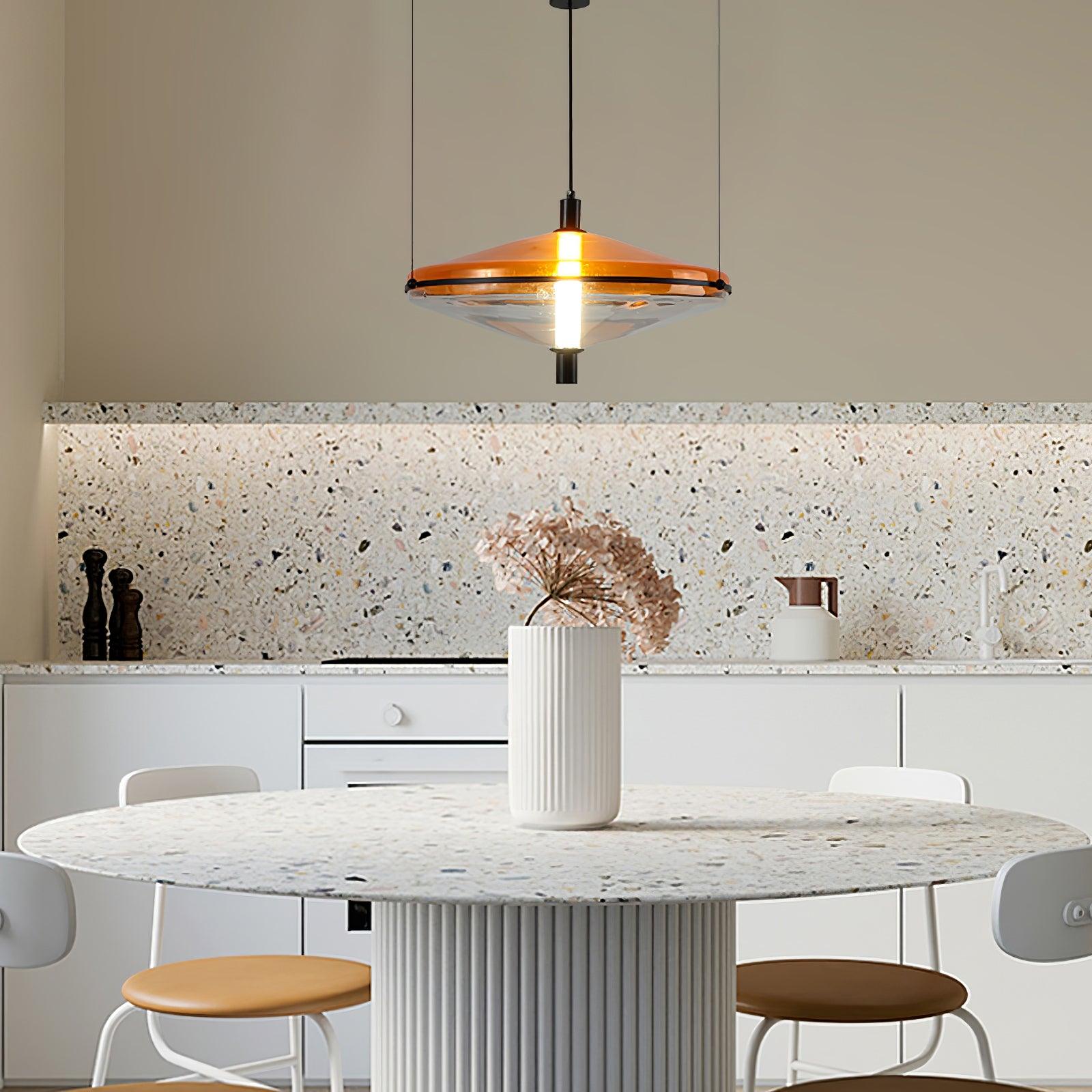 Elion Acrylic Retro Pendant Lamp-Neutral Decor