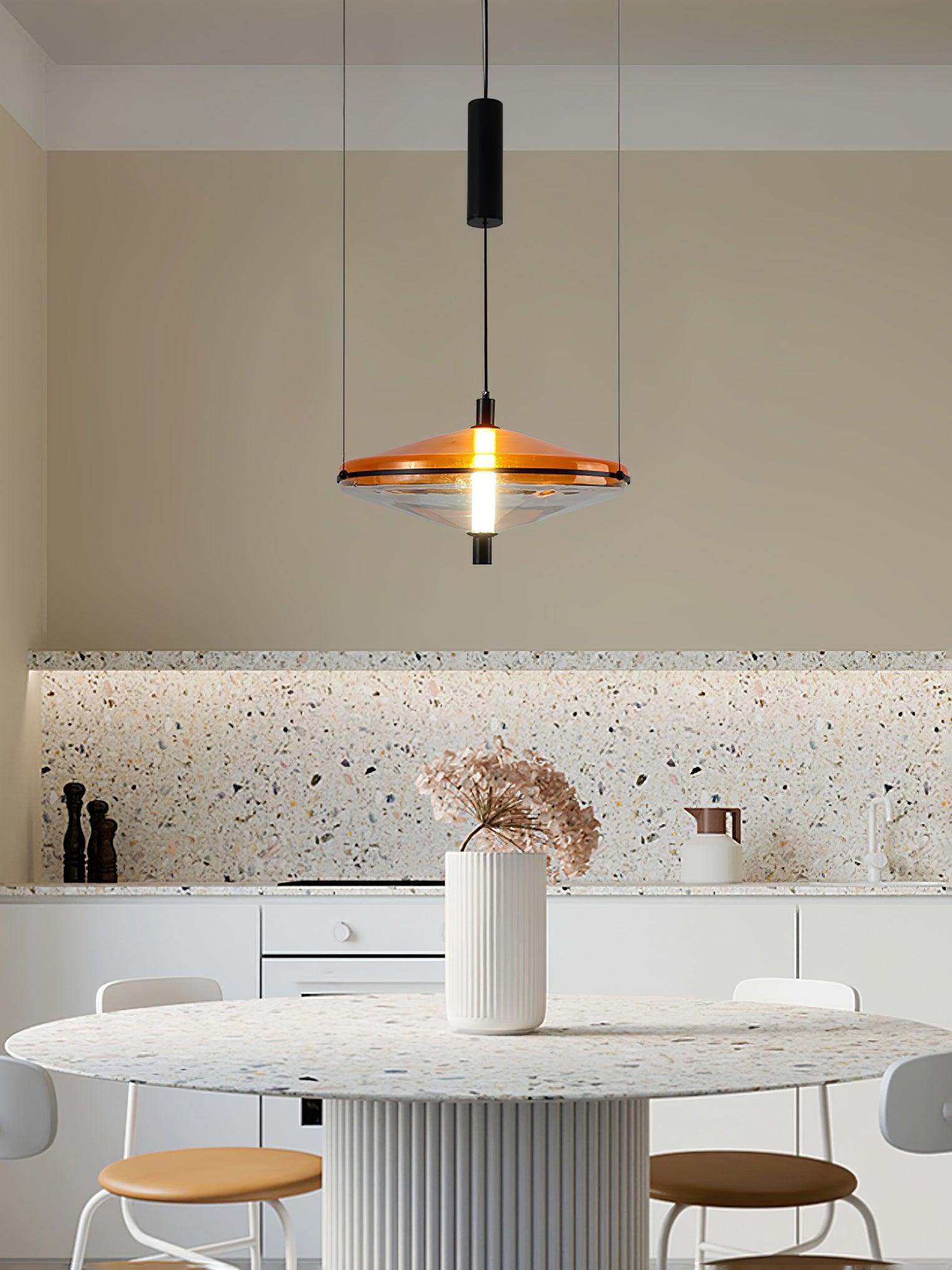 Elion Acrylic Retro Pendant Lamp-Neutral Decor