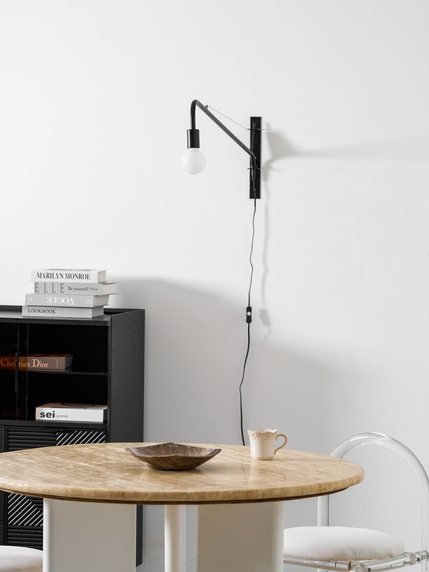 Blu Modern Minimalist Wall Lamp-Neutral Decor