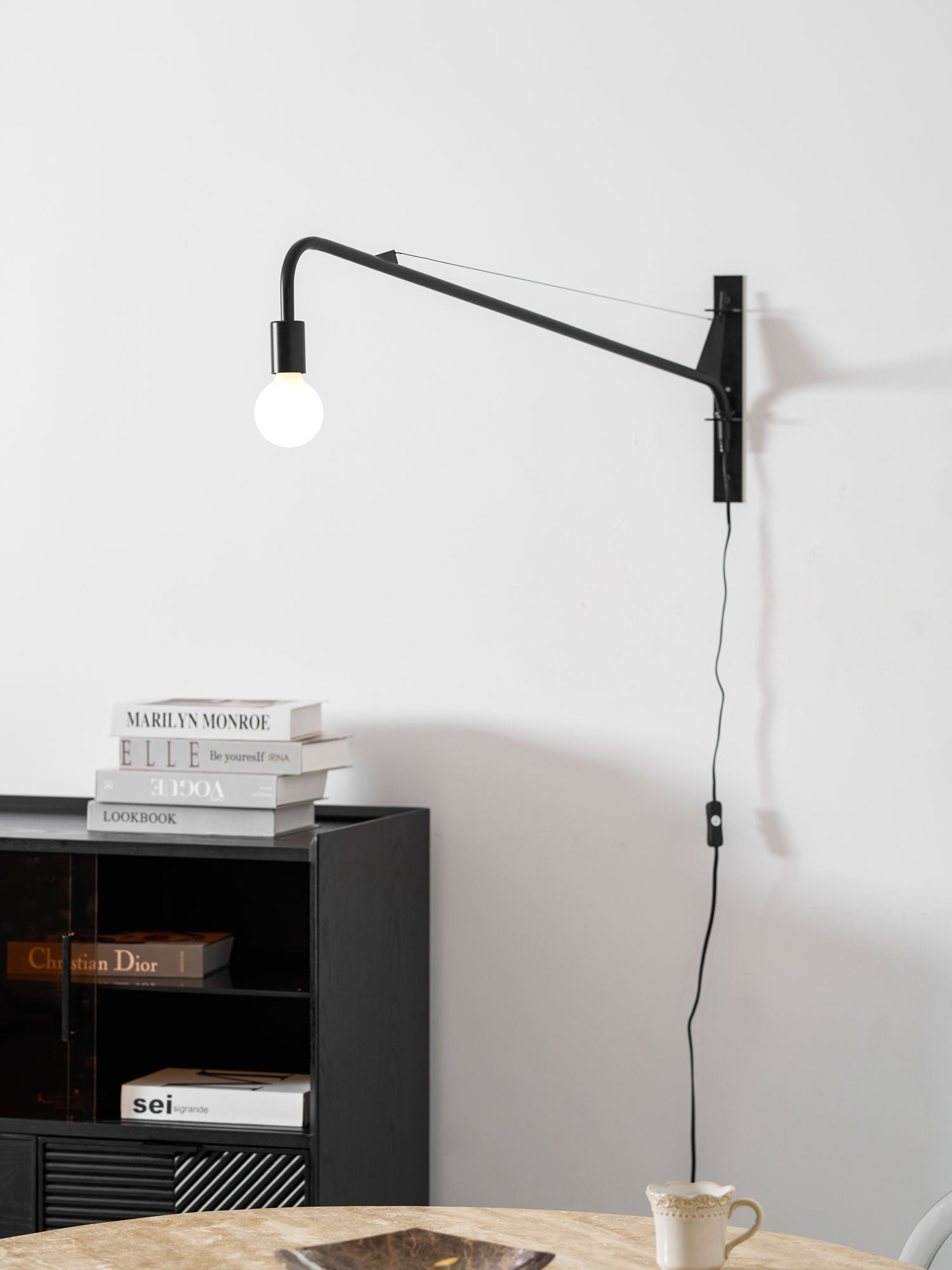 Blu Modern Minimalist Wall Lamp-Neutral Decor
