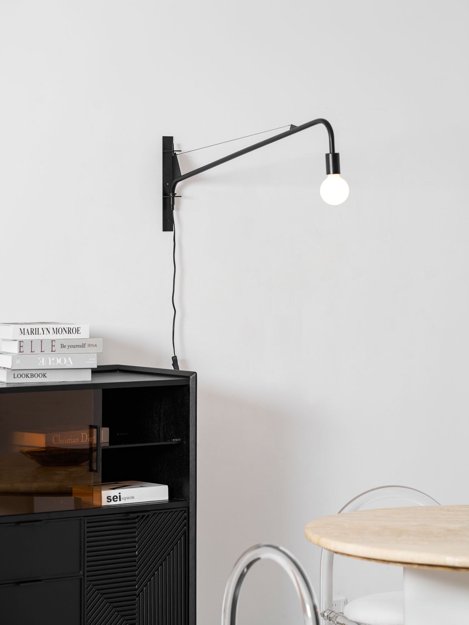 Blu Modern Minimalist Wall Lamp-Neutral Decor