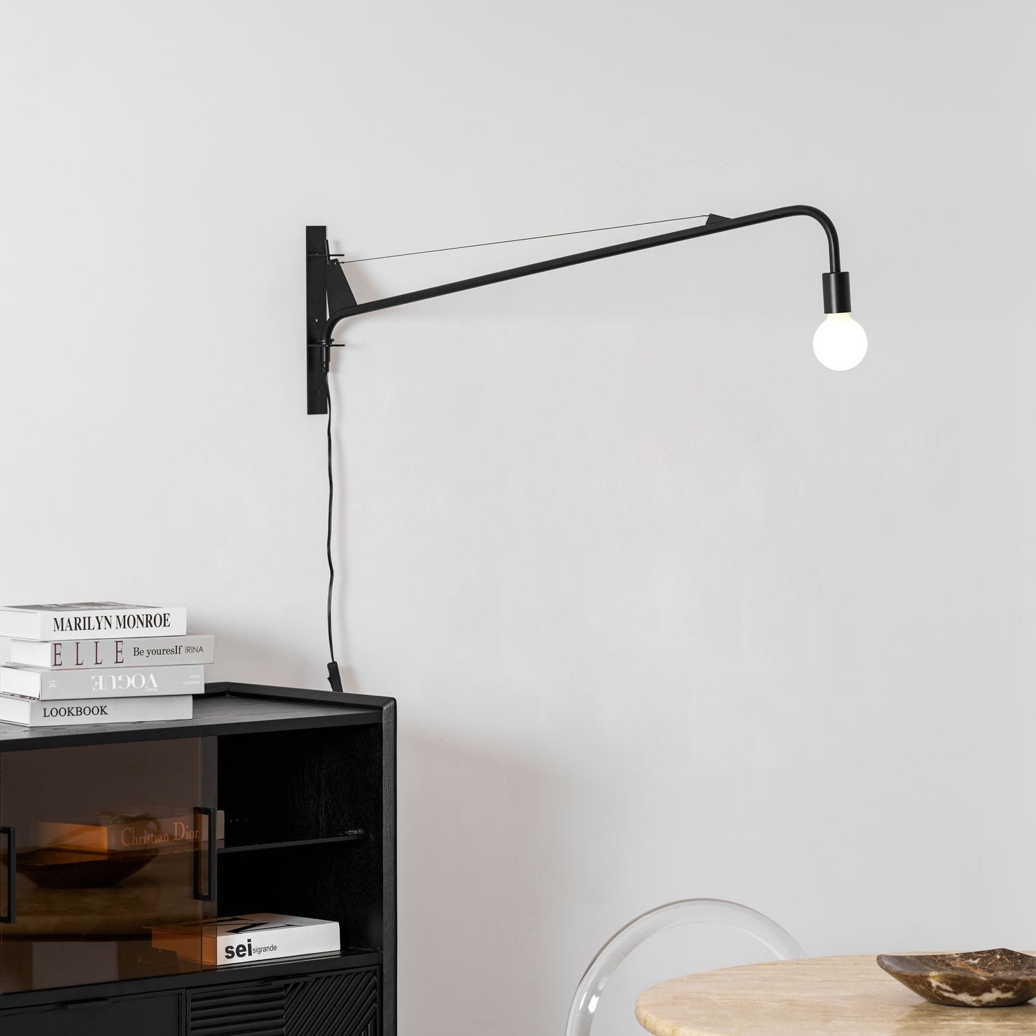 Blu Modern Minimalist Wall Lamp-Neutral Decor