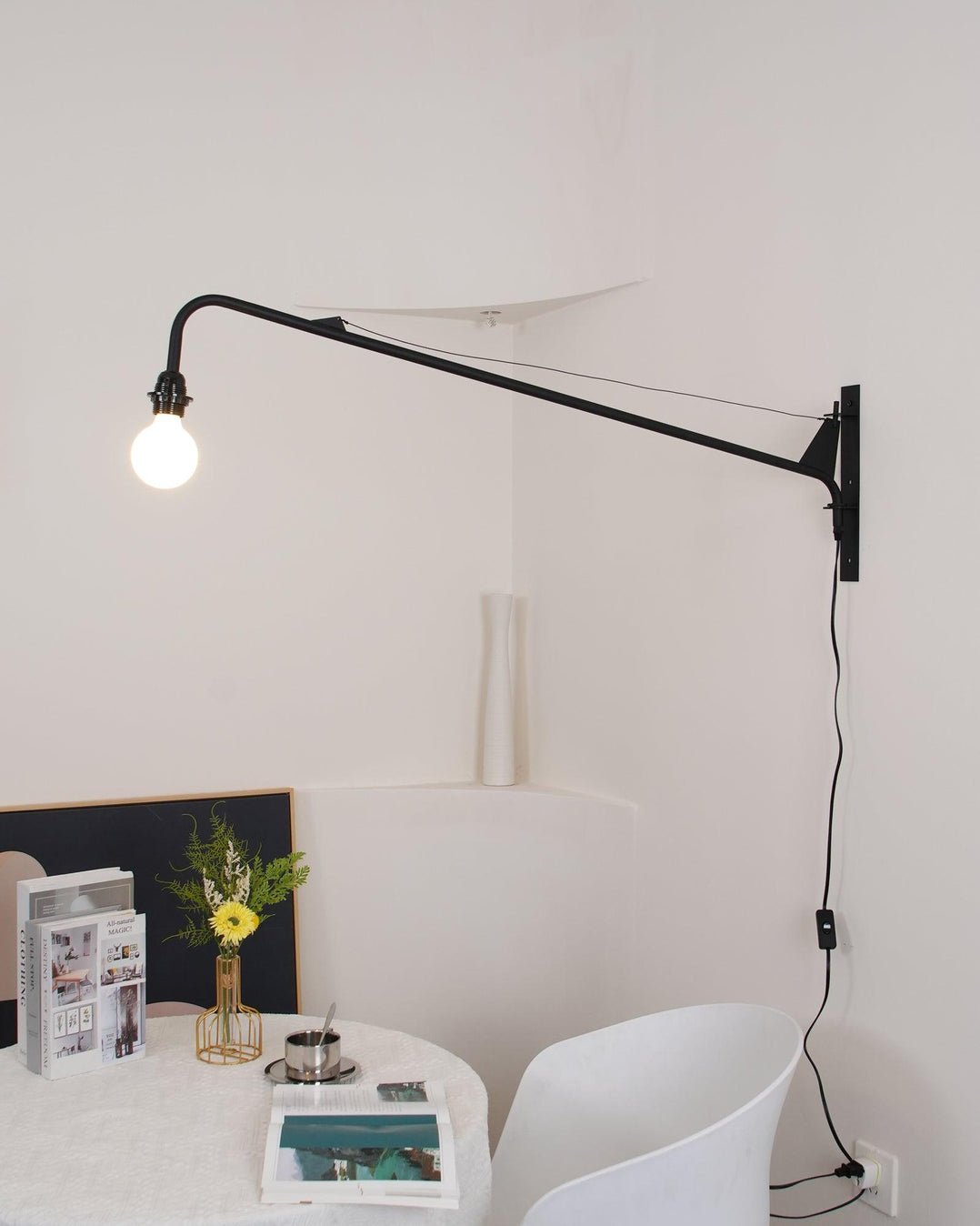 Blu Modern Minimalist Wall Lamp-Neutral Decor