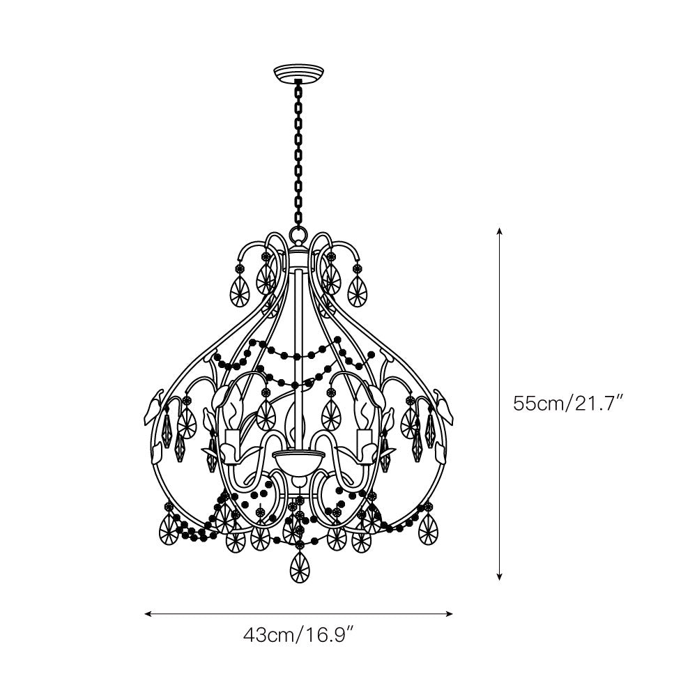 Ivsolarae Chandelier
